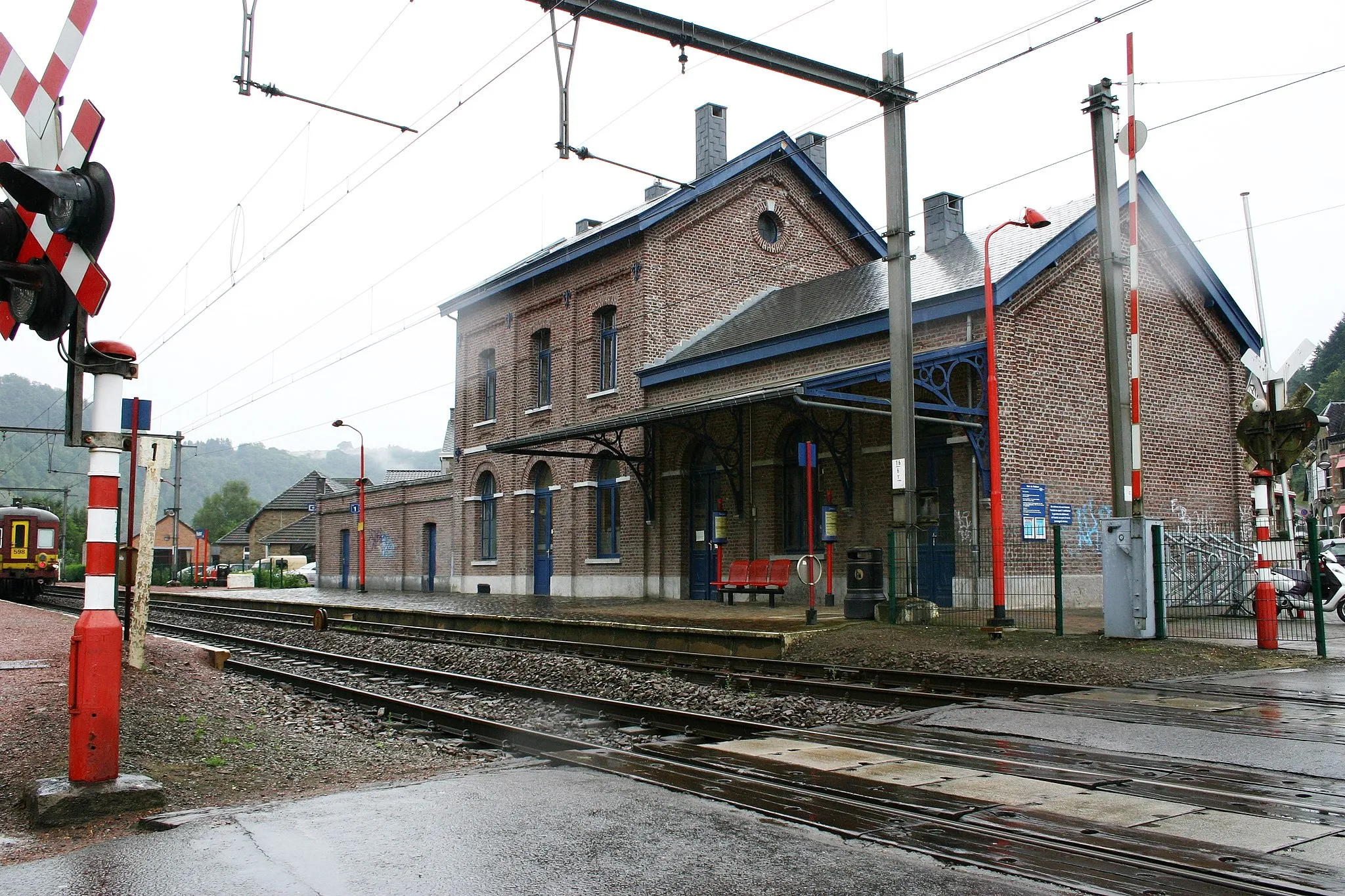 Photo showing: Gare de Poulseur (Comblain-au-Pont)