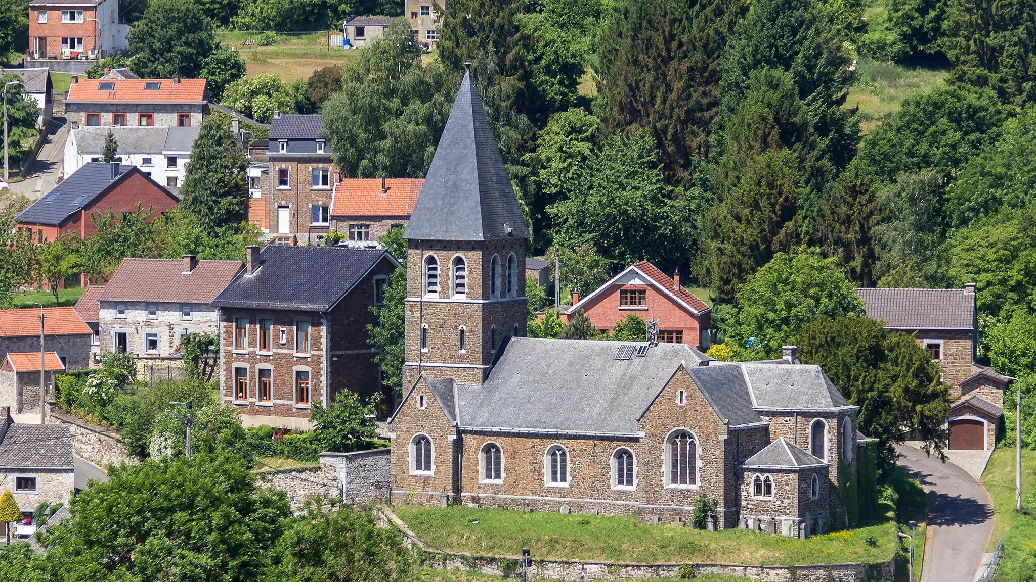 Photo showing: Église Saint-Jean-Baptiste, Huccorgne, section de Wanze, Belgique