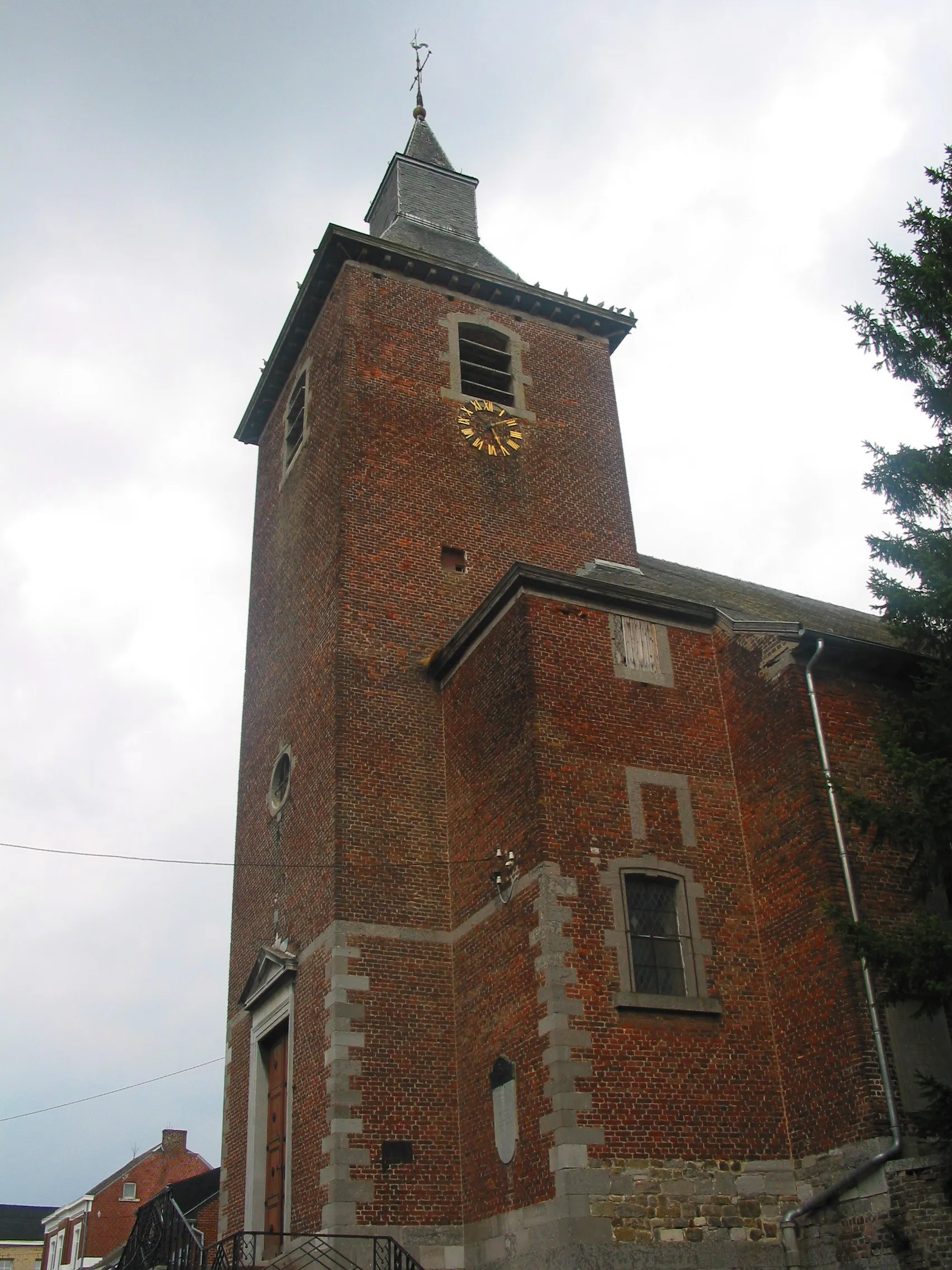 Photo showing: Wasseiges (Belgium),  the Saint Martin's church.