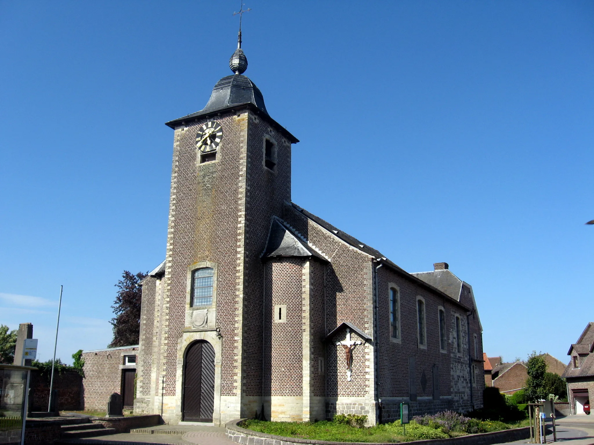 Photo showing: Sint-Niklaaskerk in Outgaarden