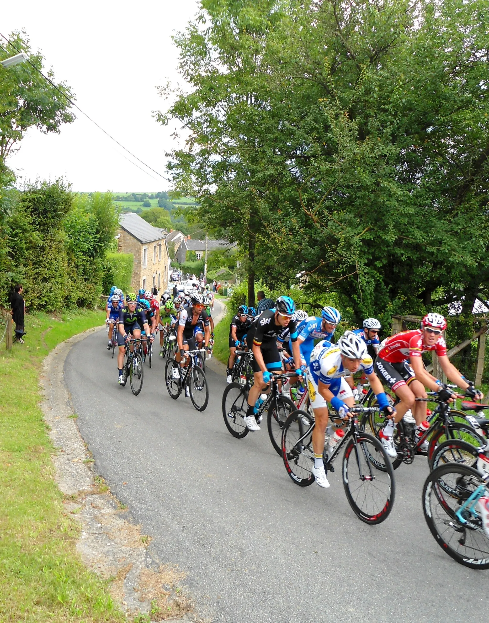 Photo showing: Eneco Tour 2014 Côte de Chambralles