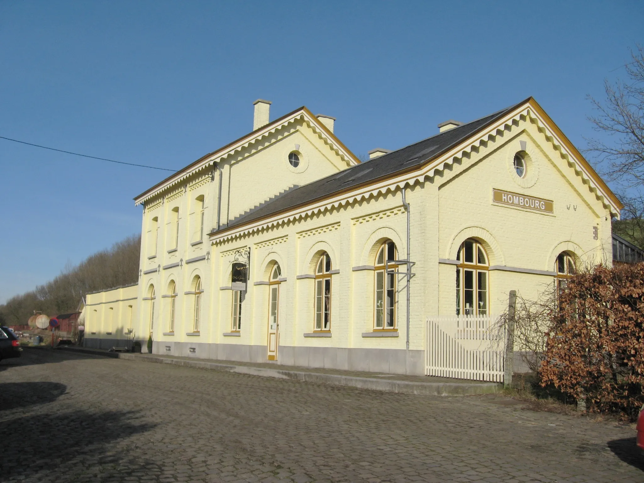 Photo showing: Former train station of Hombourg, Plombières, Liège, Belgium