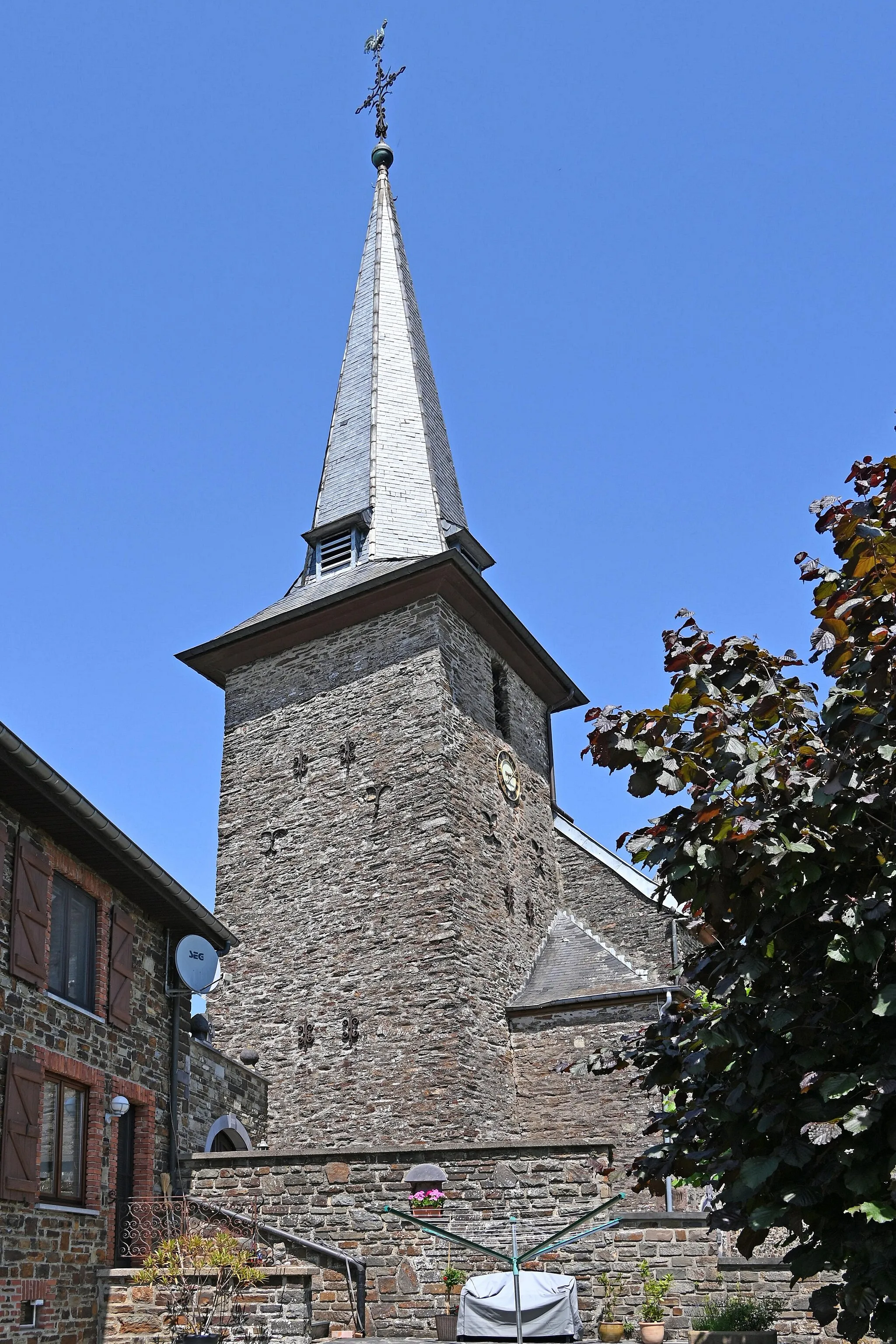 Photo showing: St. Walrikus (Espeler), Turm von Westen (17. Jh.)