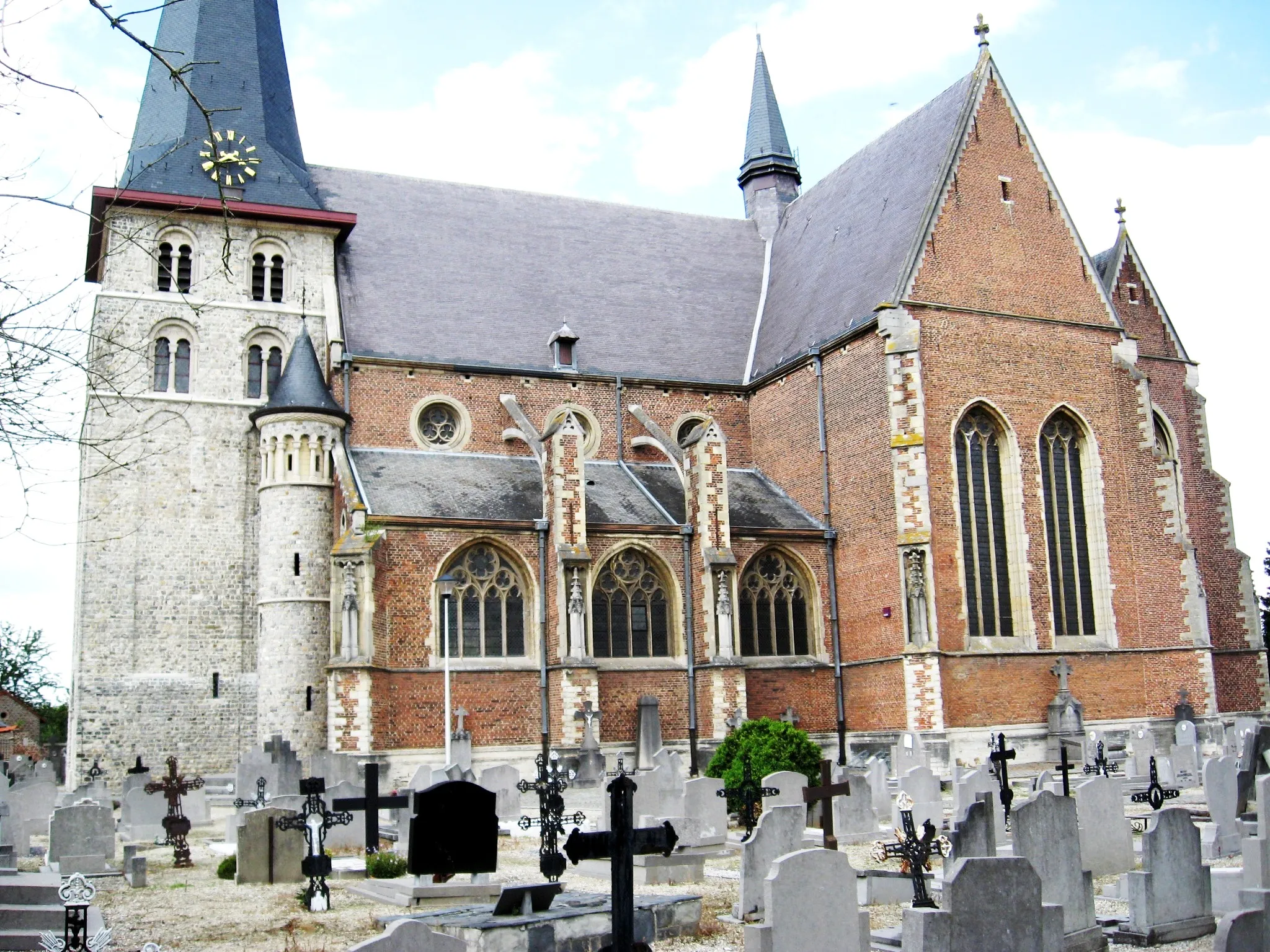Photo showing: Church of Saint Genevieve in Zepperen, Sint-Truiden, Limburg, Belgium