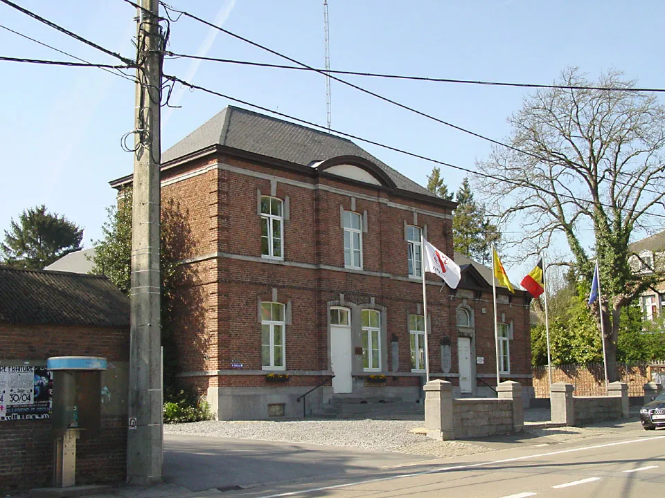 Photo showing: The Maison Communale of Tinlot, Belgium