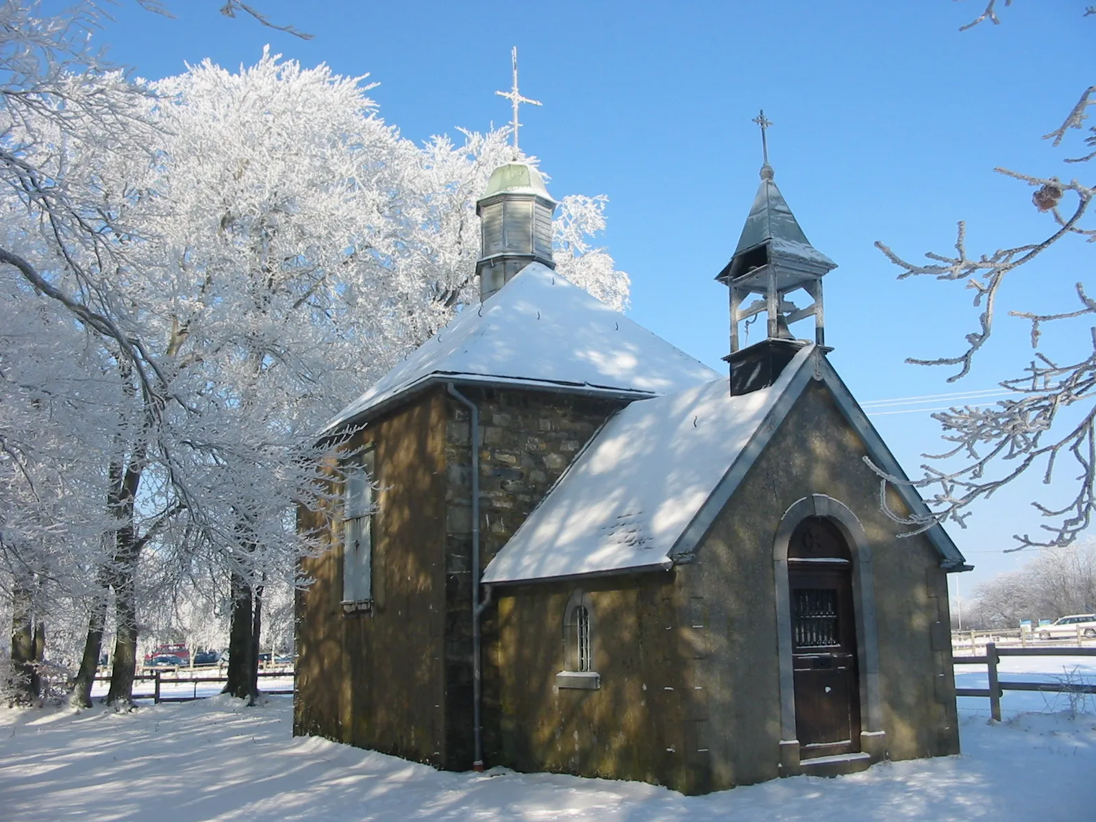Photo showing: Belgium, Chapel Fischbach near Baraque Michel