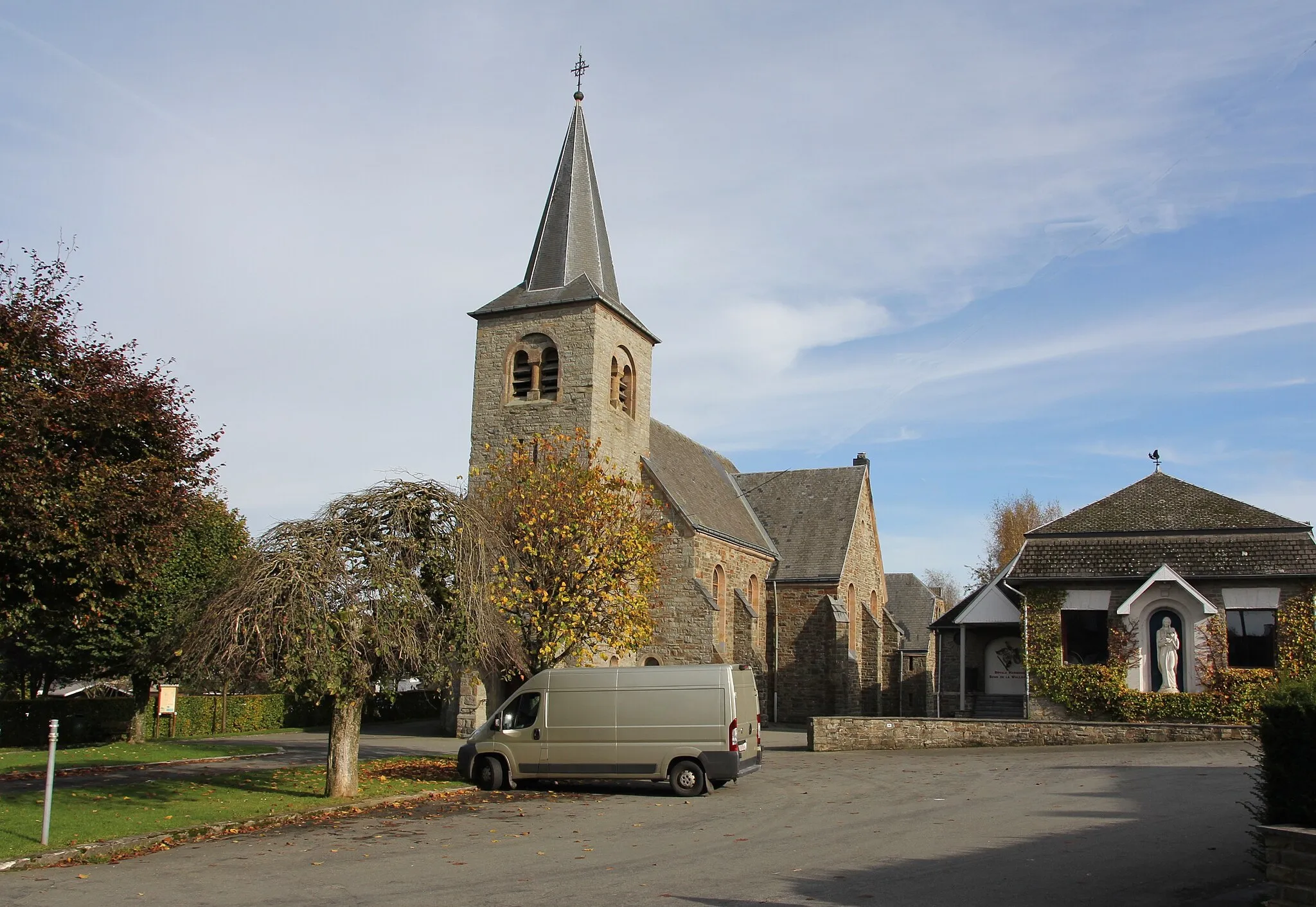 Photo showing: Kirche von 1911 in Faymonville, Weismes, Belgien