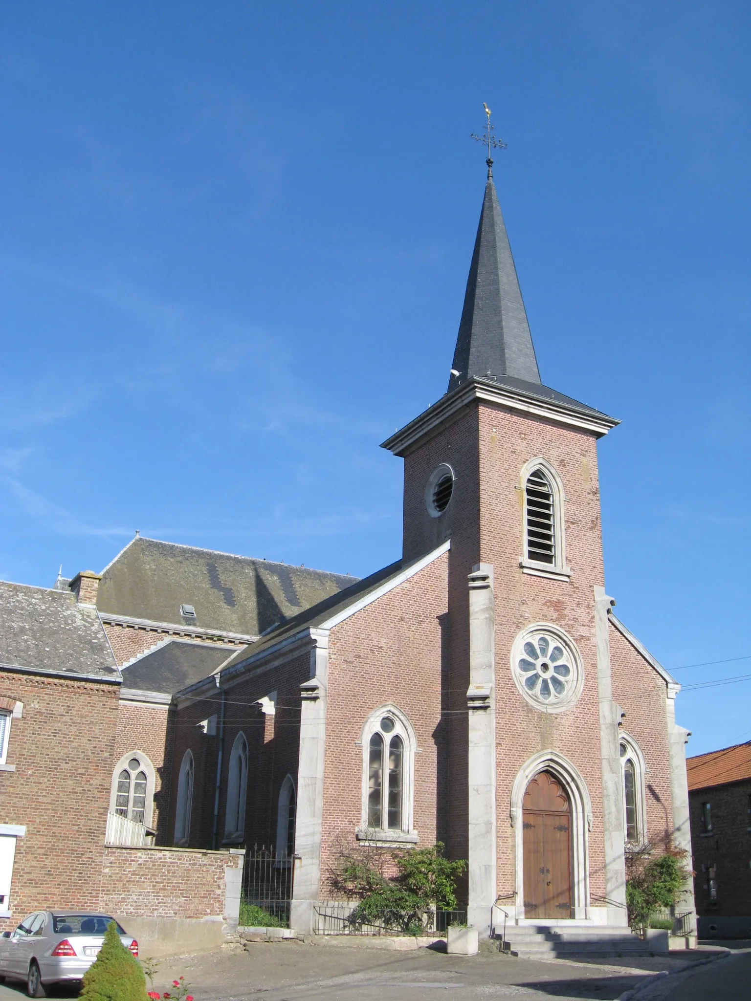 Photo showing: Church of Saint Maurice in Ciplet, Braives, Liège, Belgium