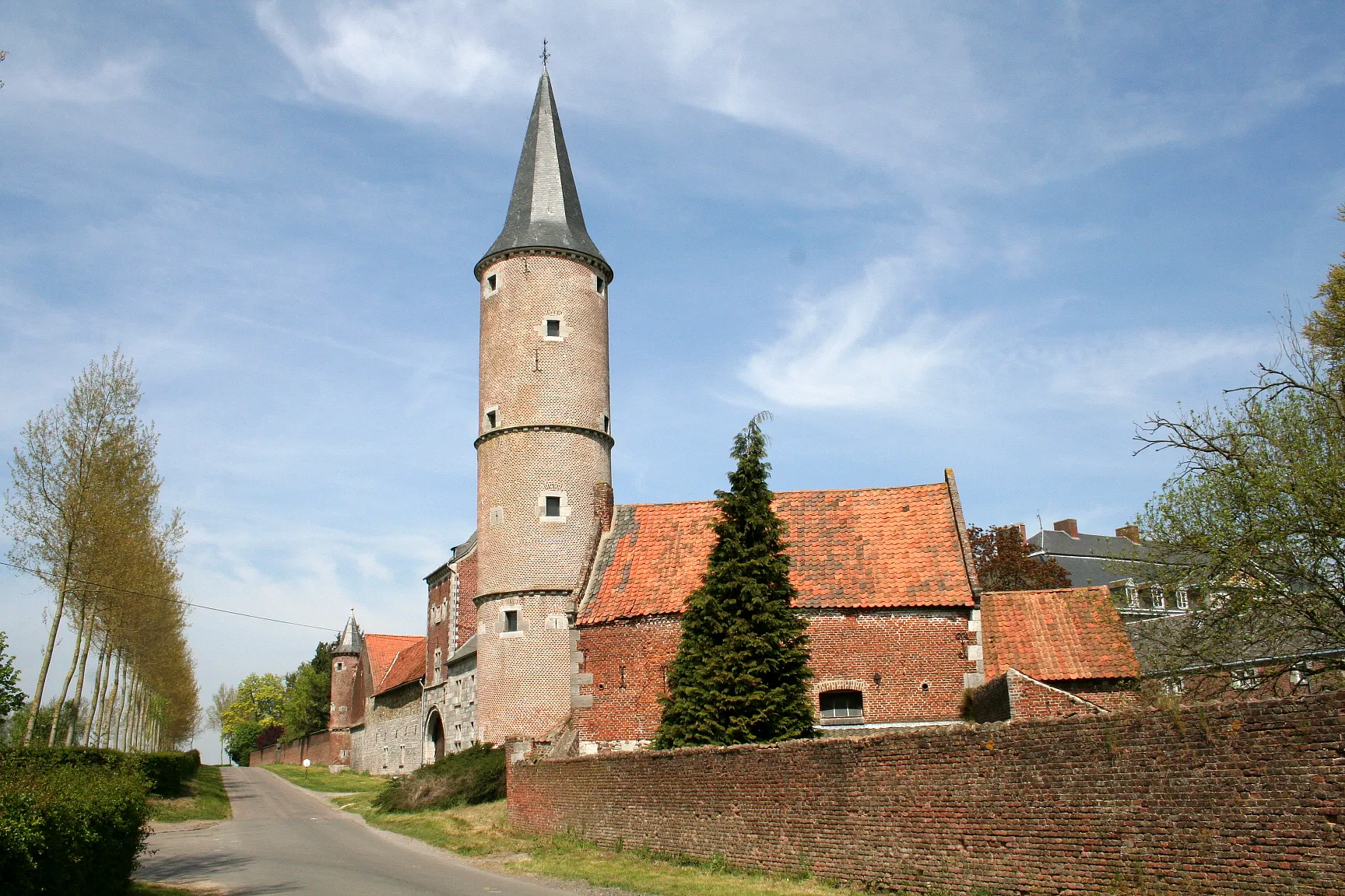 Photo showing: Les Waleffes (Belgium), the castel (XVIIIth century).