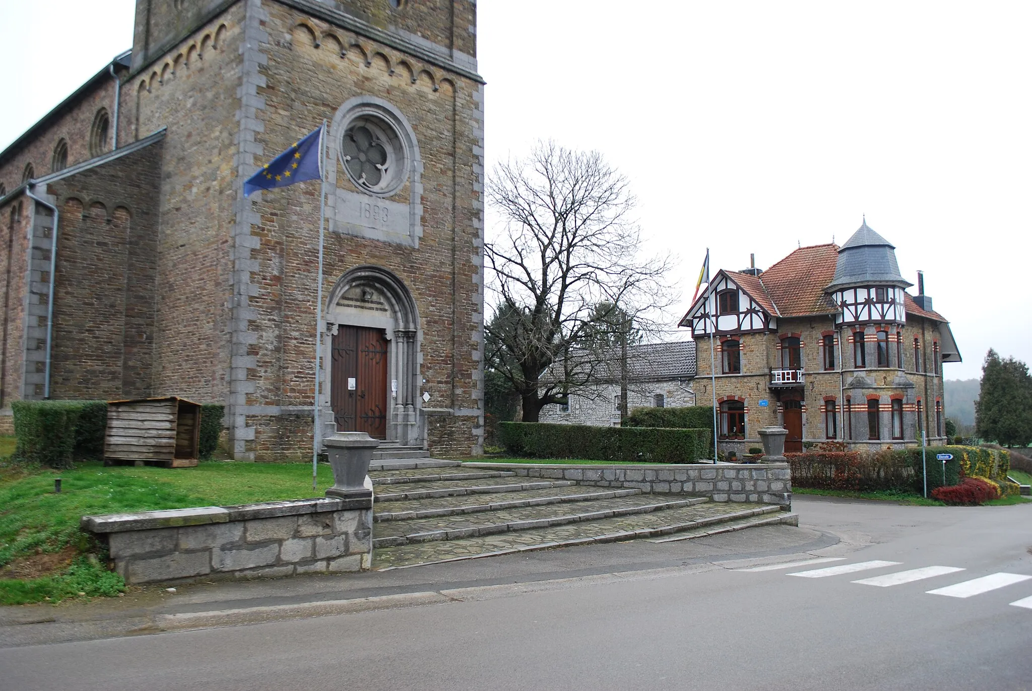 Photo showing: Vue du village de Fraiture, dans la commune de Tinlot (Province de Liège, Belgique).