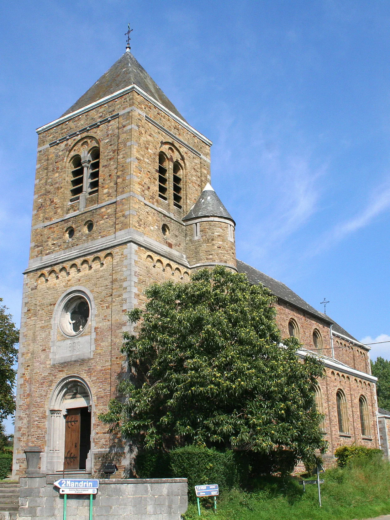 Photo showing: Fraiture (Belgium), the Saint Remacle’s church.