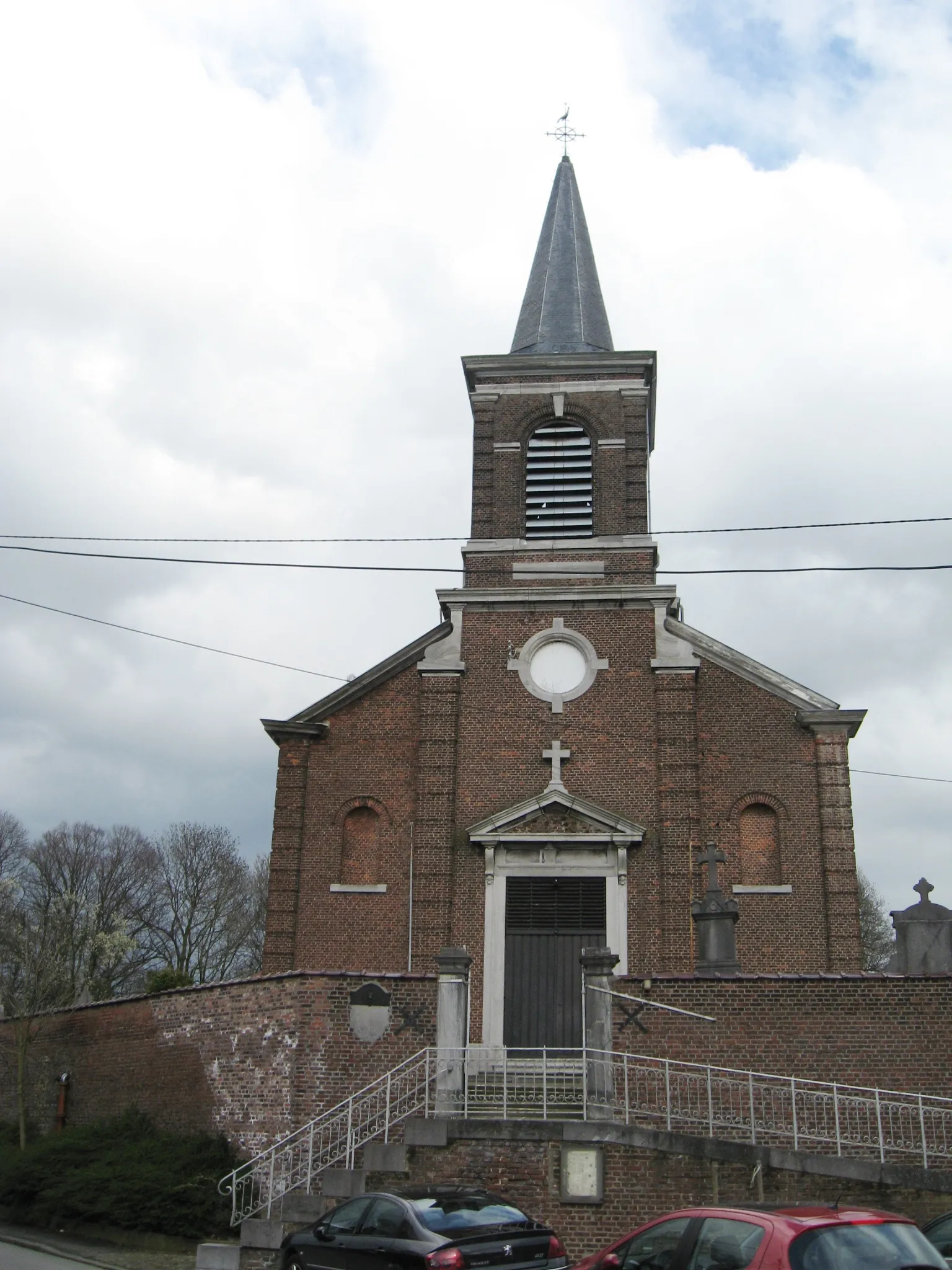 Photo showing: Church of Saint Vincent in Kemexhe, Crisnée, Liège, Belgium