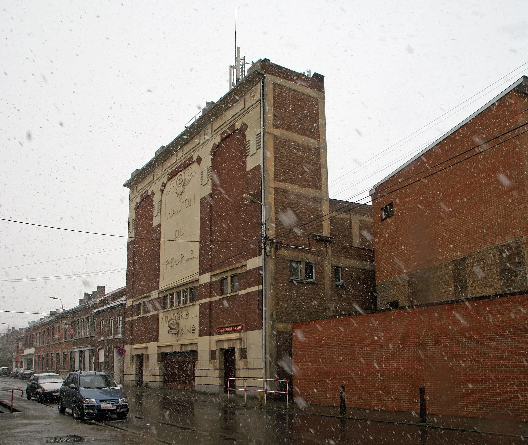 Photo showing: Grâce-Hollogne (Belgium): Maison du Peuple