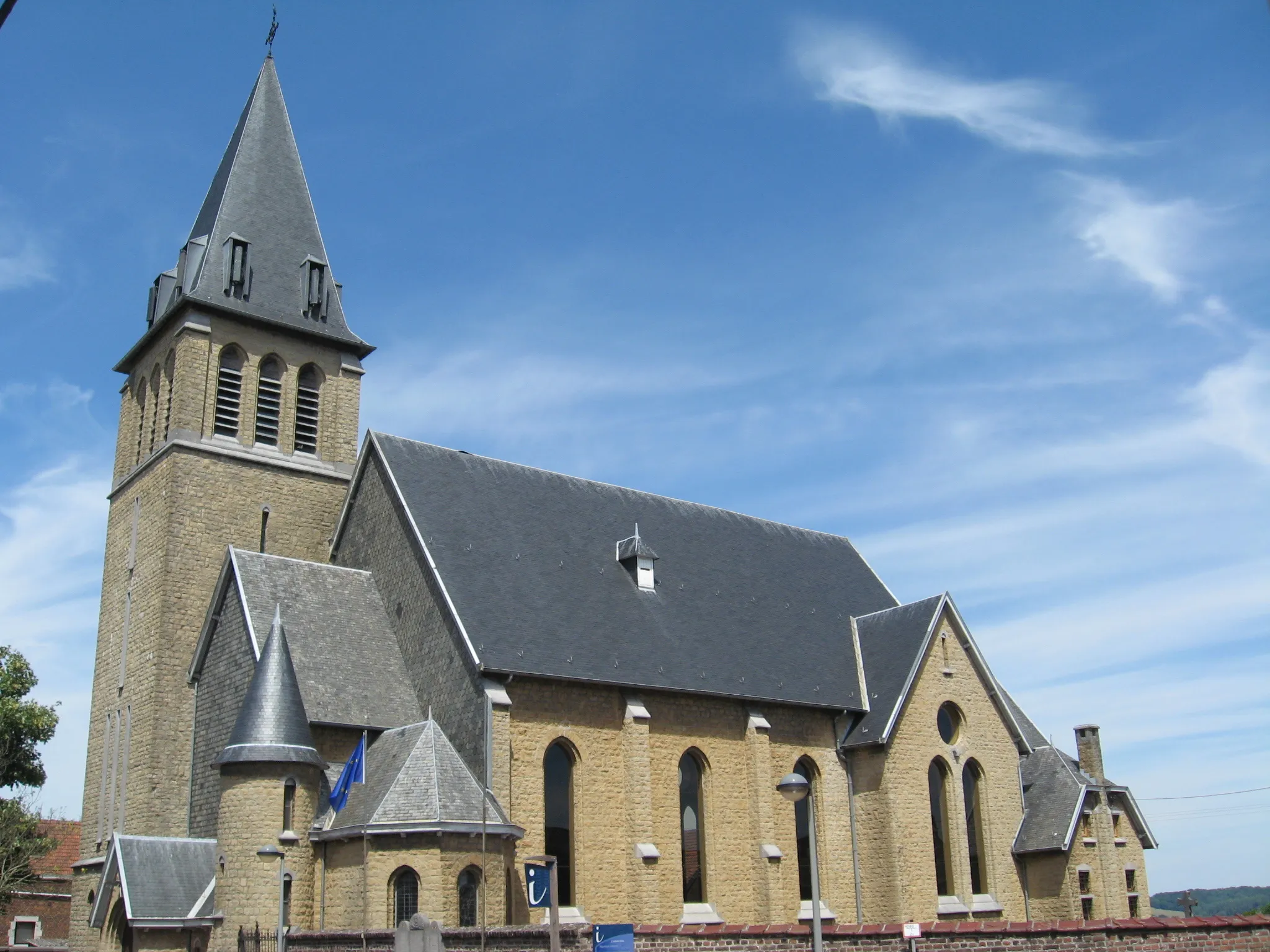 Photo showing: Church of the Virgin Mary in Julémont, Herve, Liège, Belgium