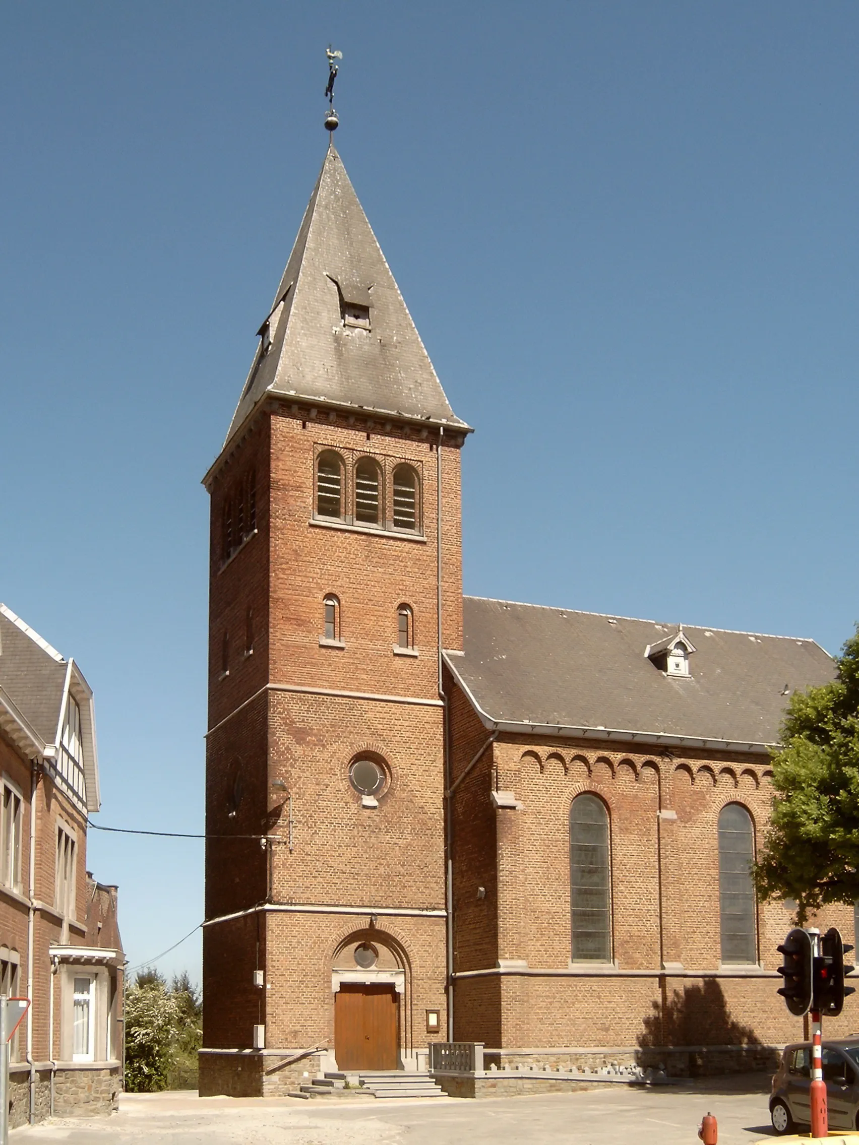 Photo showing: Barchon, church: l'église Saint Clément