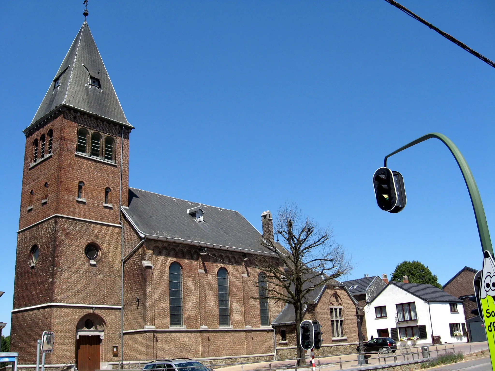 Photo showing: Church of Saint Clement in Barchon, Blegny, Liege, Belgium