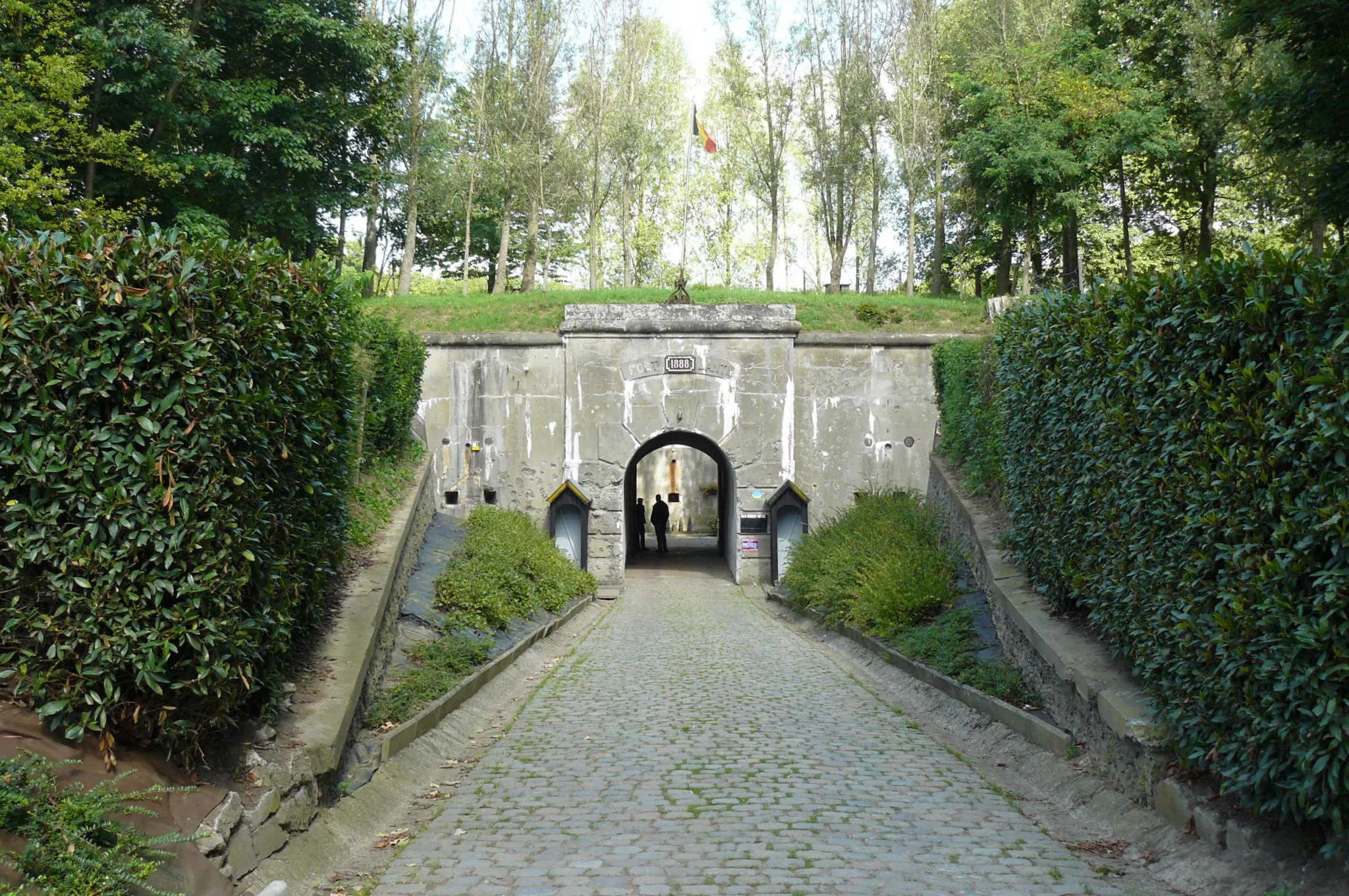 Photo showing: De entree van het fort.