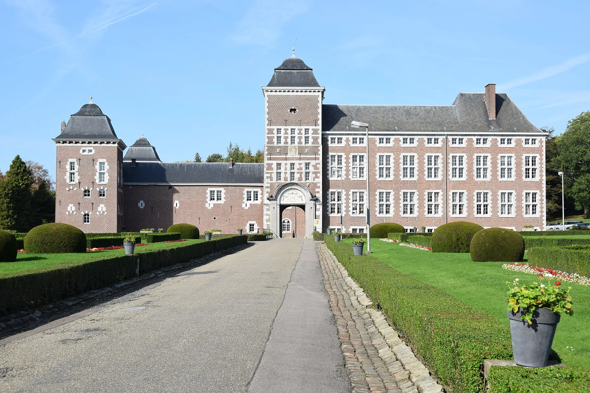 Photo showing: Vue du château de Wégimont, dans la province de Liège en Belgique.