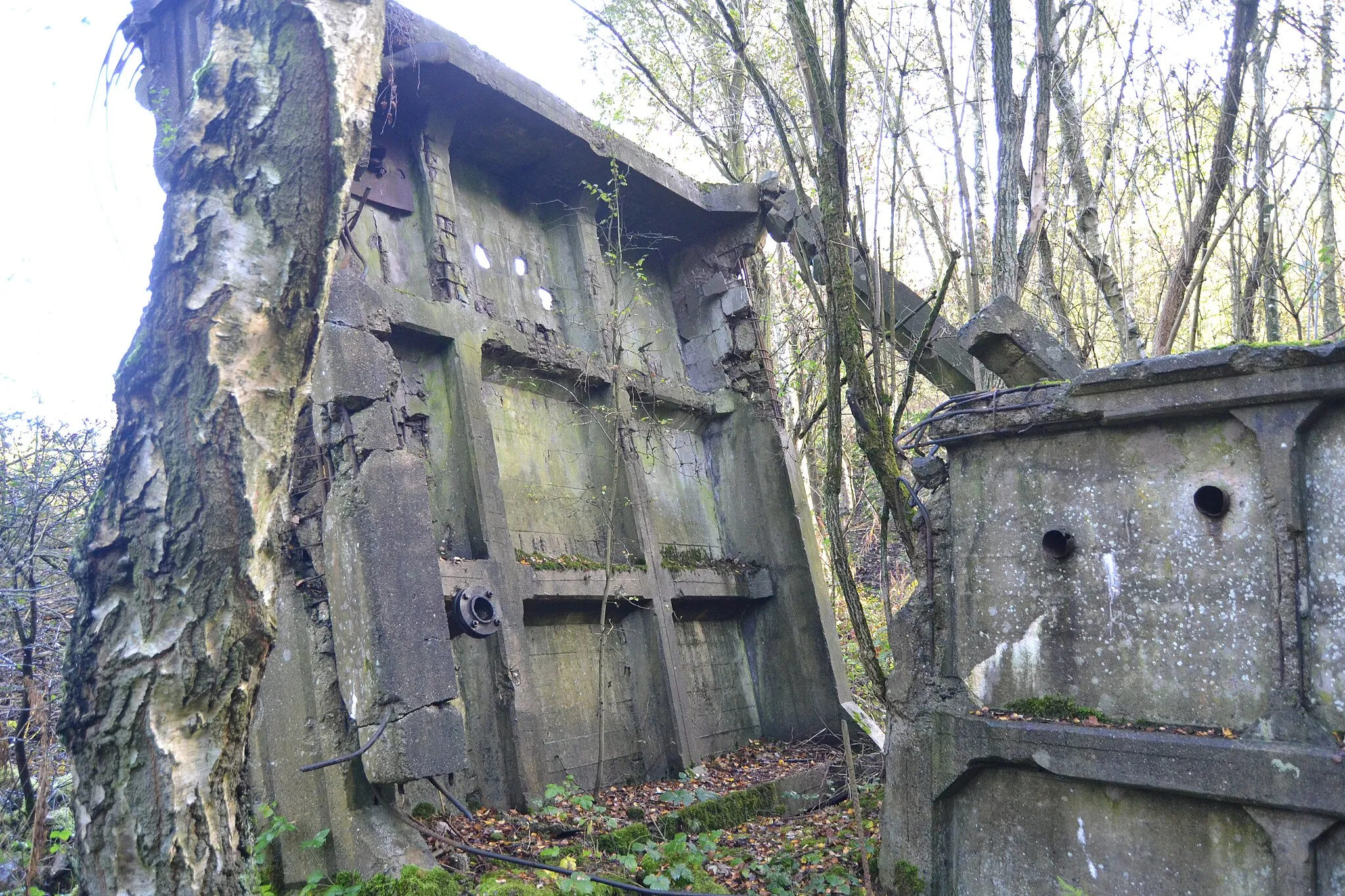 Photo showing: Ancient pit of the Sainte-Barbe coal mine inLiège, Belgium