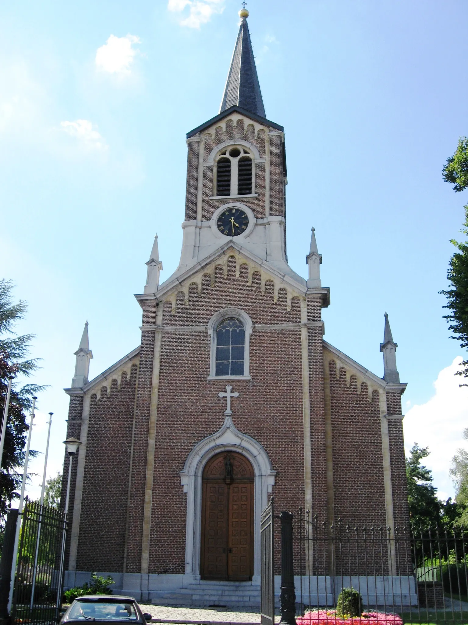 Photo showing: Church of the Visitation of the Blessed Virgin Mary in Hasselt (Godsheide), Limburg, Belgium