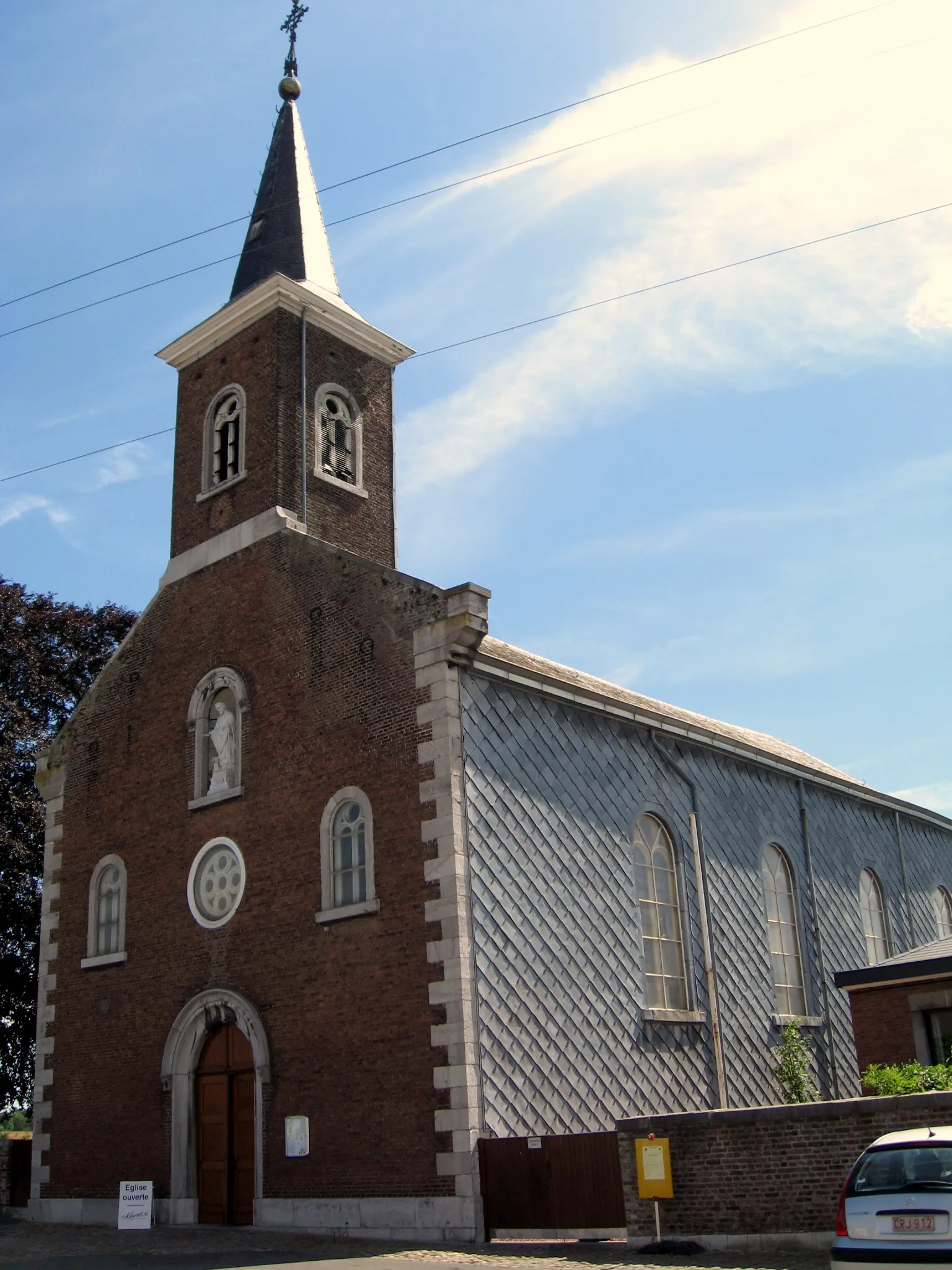 Photo showing: Church of Saint Giles in Froidthier, Clermont, Thimister-Clermont, Liège, Belgium
