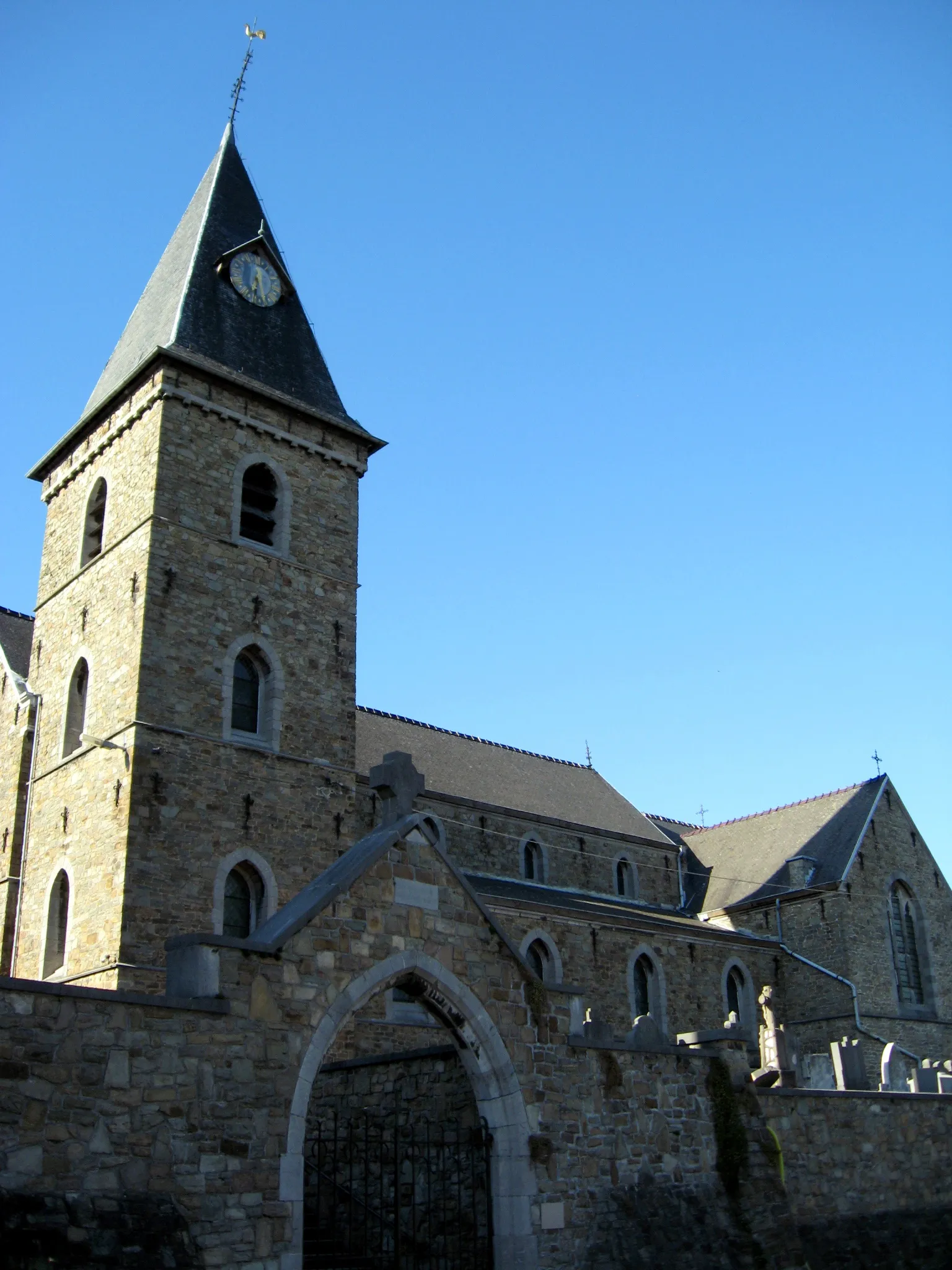 Photo showing: Church of Saint Remigius in Heure-le-Romain, Oupeye, Liège, Belgium