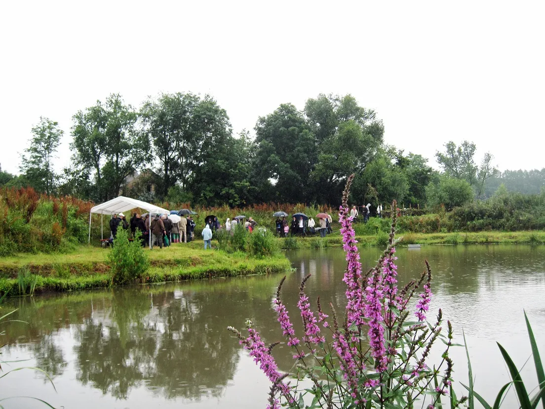 Photo showing: Inauguration d'une zone humide didactique à Hosdent le 15 juillet 2012