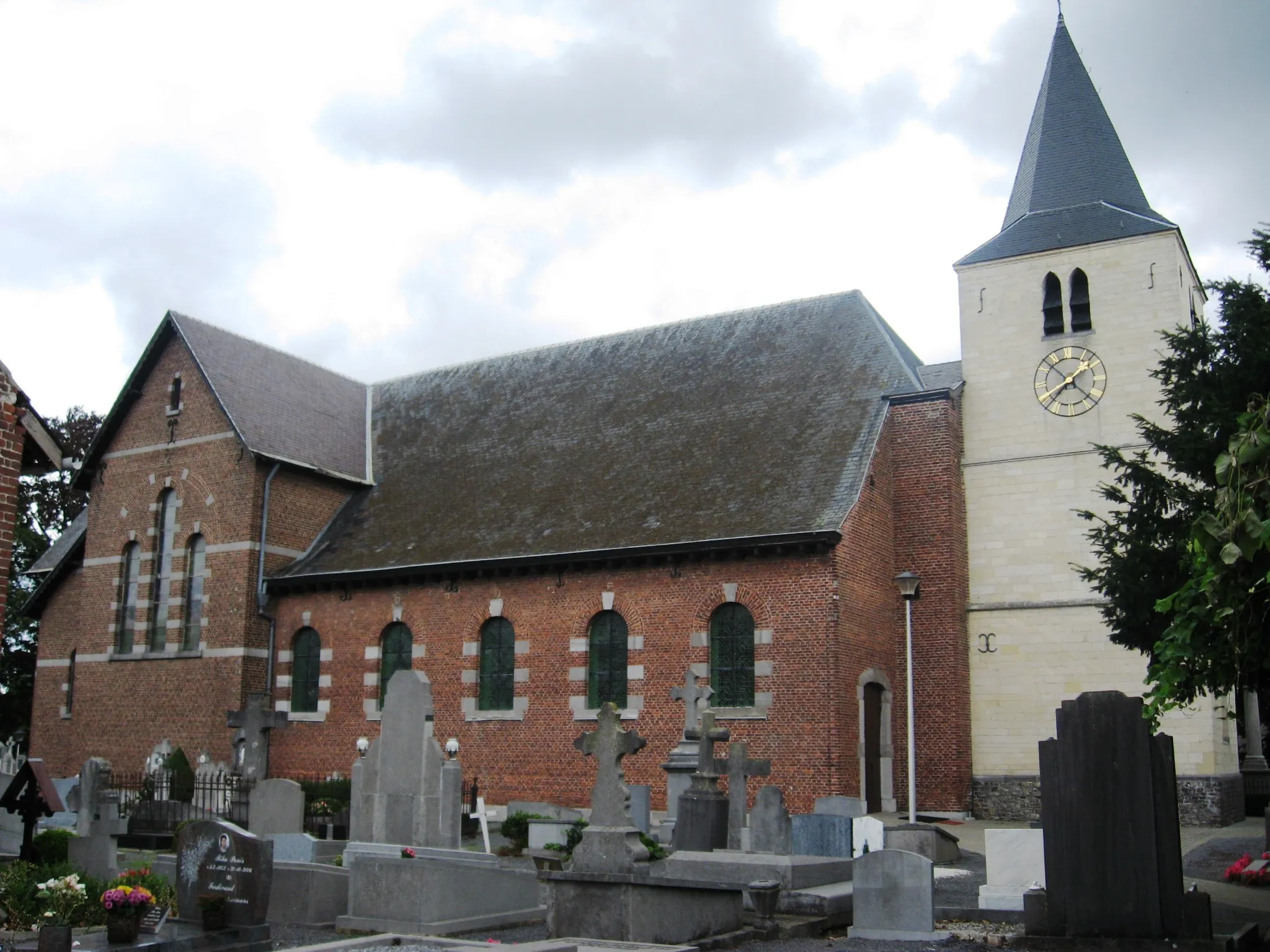 Photo showing: Church of Saint Martin in Gors-Opleeuw, Borgloon, Limburg, Belgium