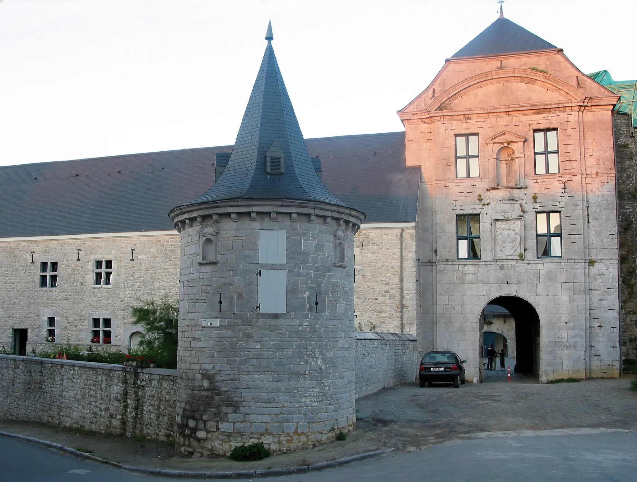 Photo showing: Anthisnes (Belgium), the St. Lawrence abbey farm (XVIIth century).