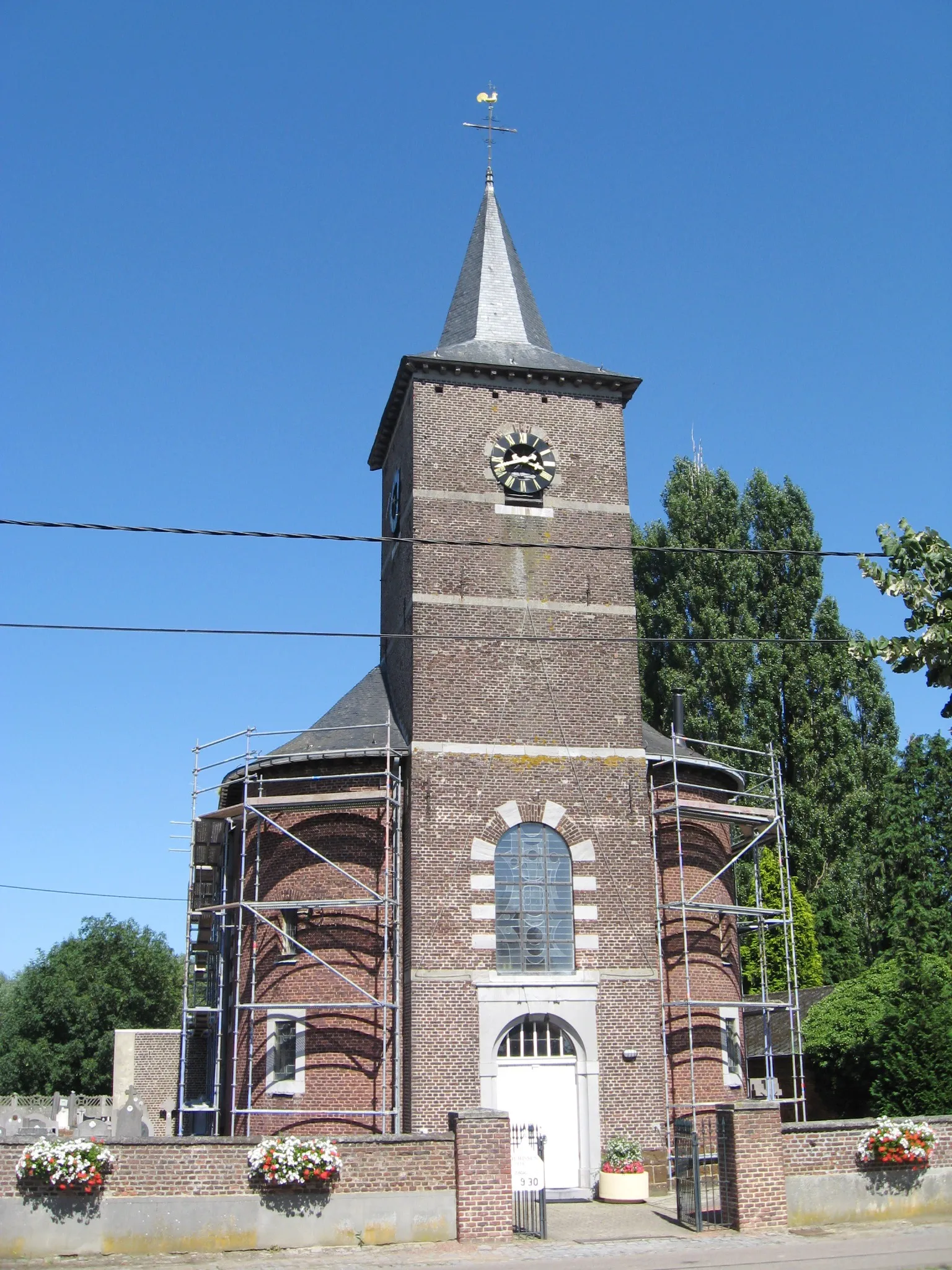 Photo showing: Church of Saint Pancras in Halen (Zelk), Limburg, Belgium