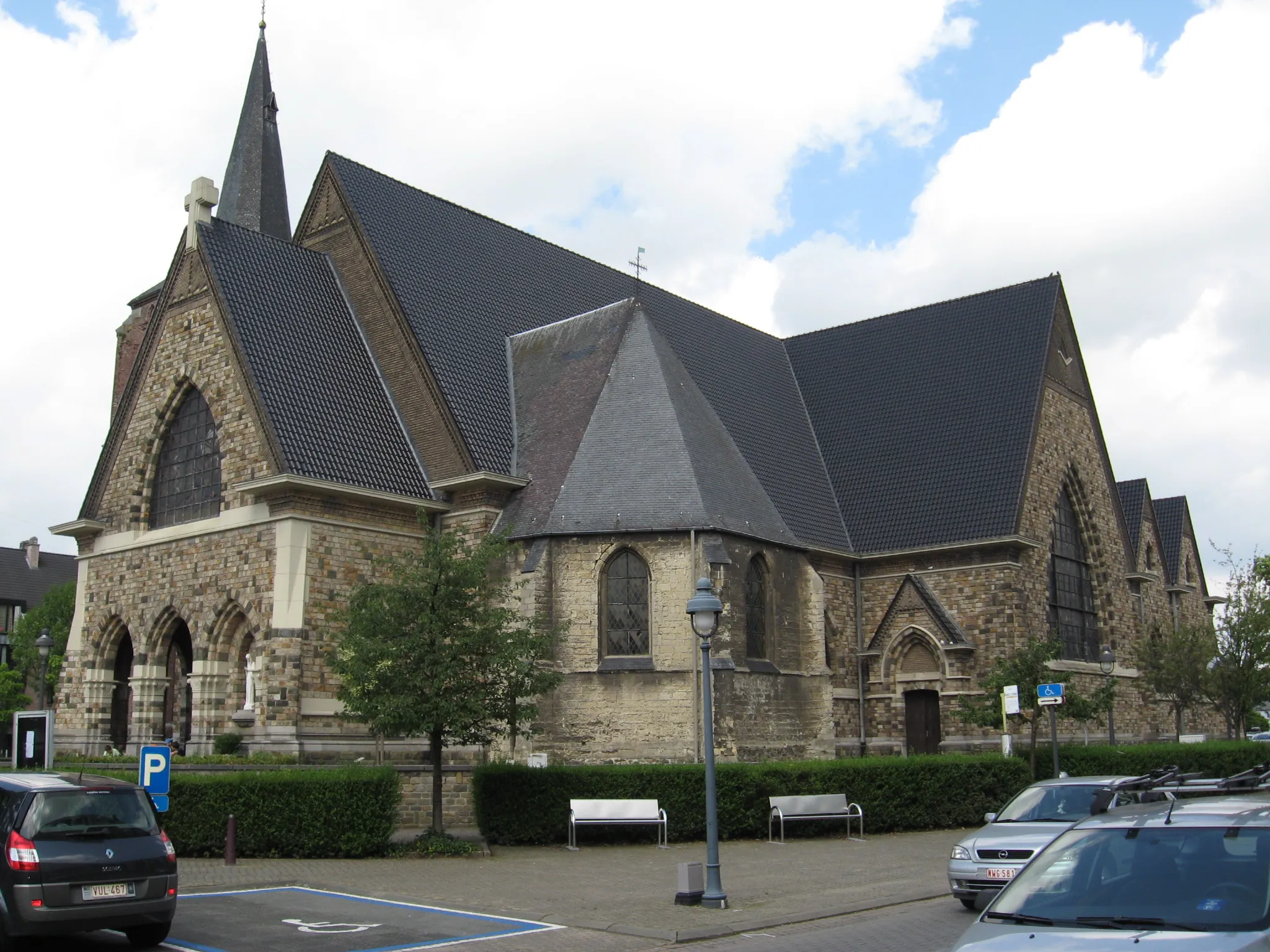 Photo showing: Church of Saint Martin in Houthalen, Houthalen-Helchteren, Limburg, Belgium