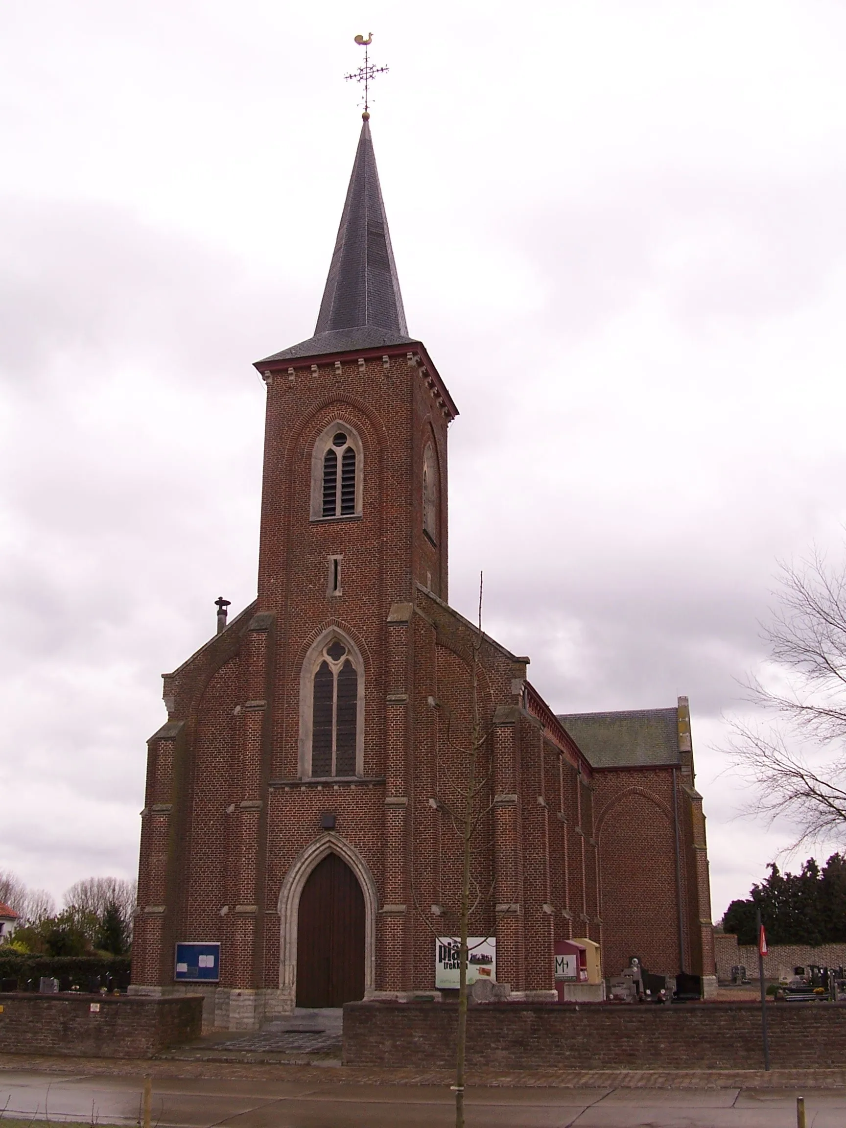 Photo showing: De kerk van Melkwezer.