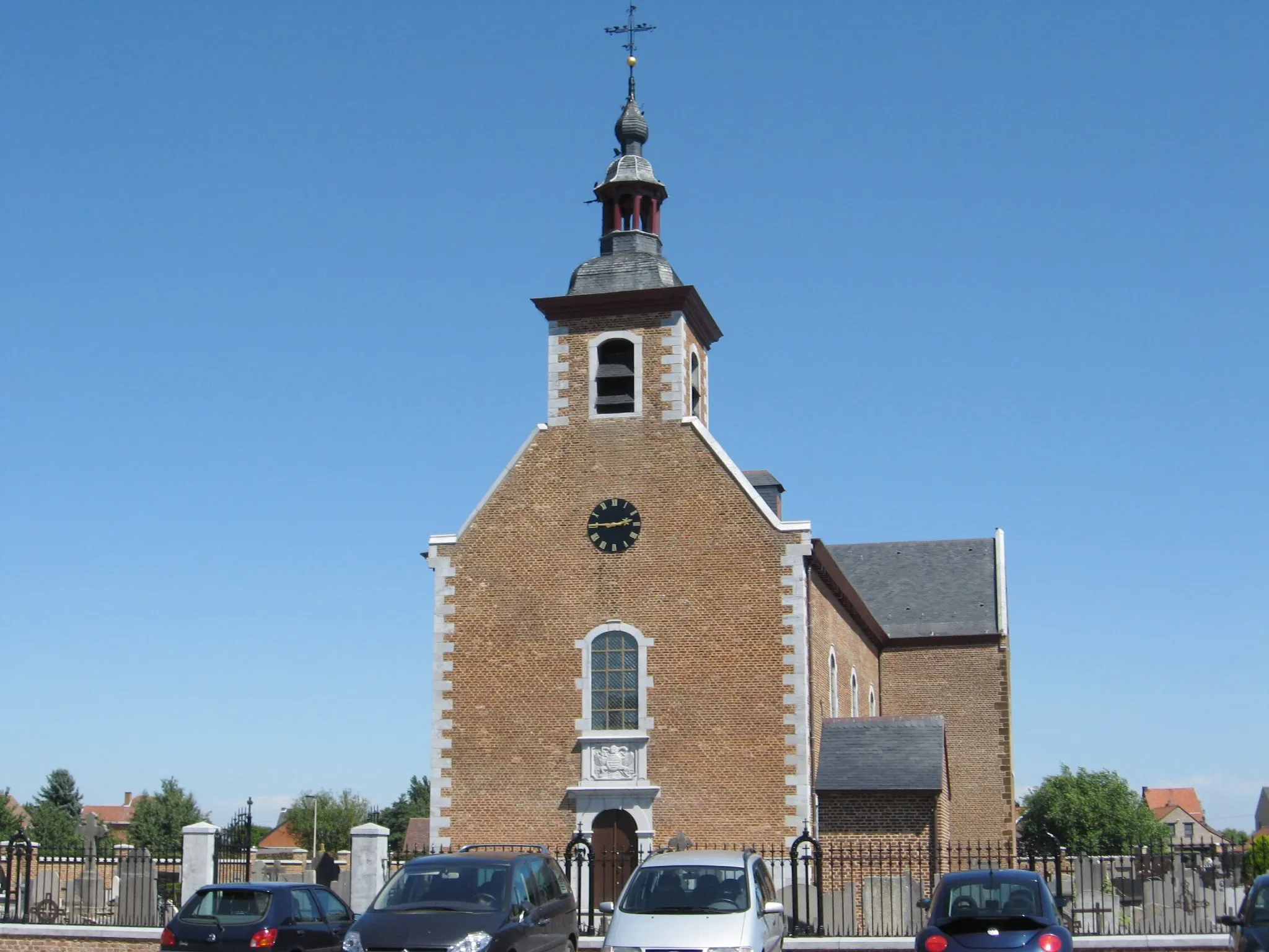 Photo showing: Church of Our Lady's Birth in Donk, Herk-de-Stad, Limburg, Belgium