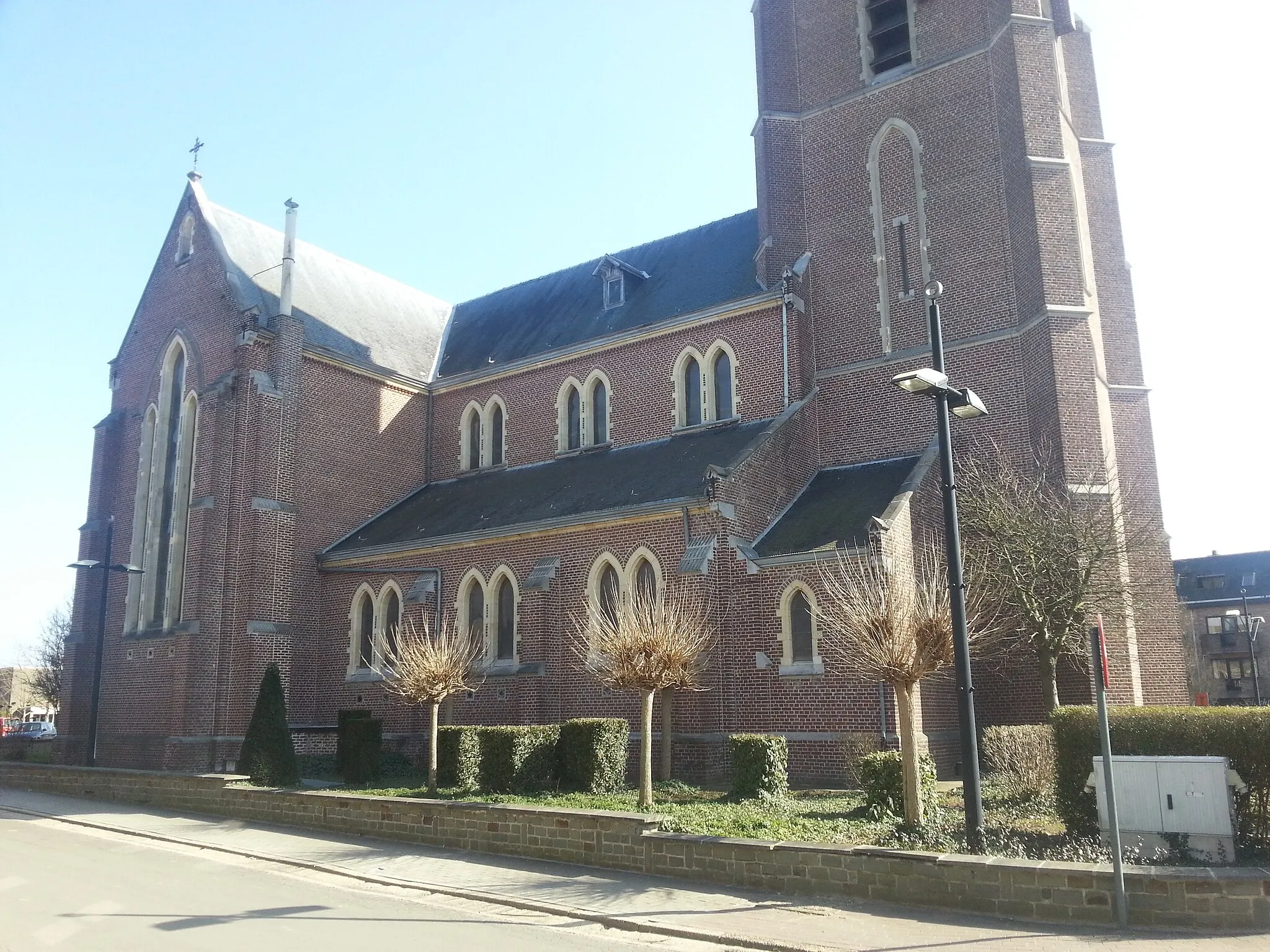 Photo showing: Side view of the St. Gertrude Church in Beverst