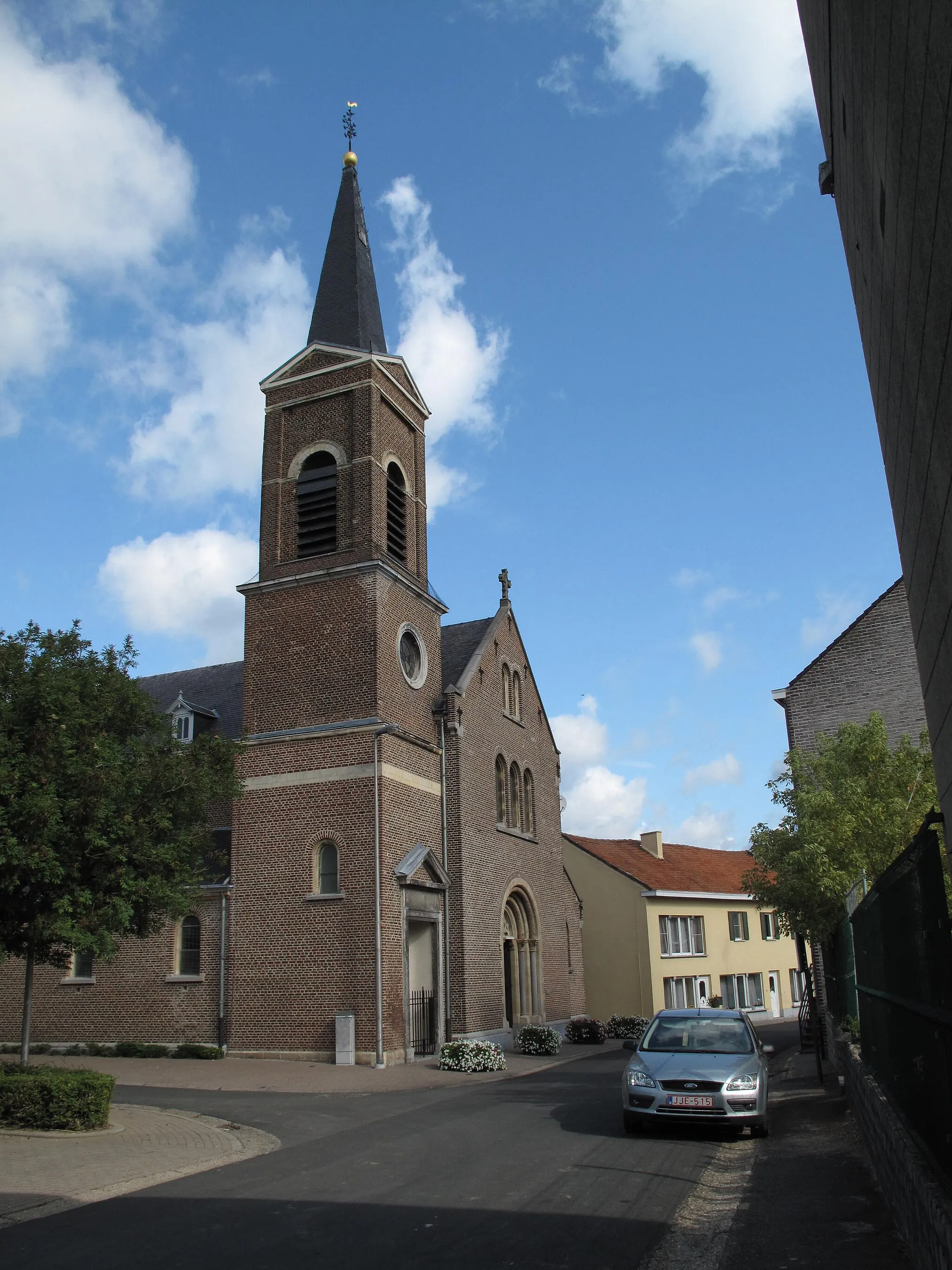 Photo showing: Mopertingen, church: Sint Catharinakerk