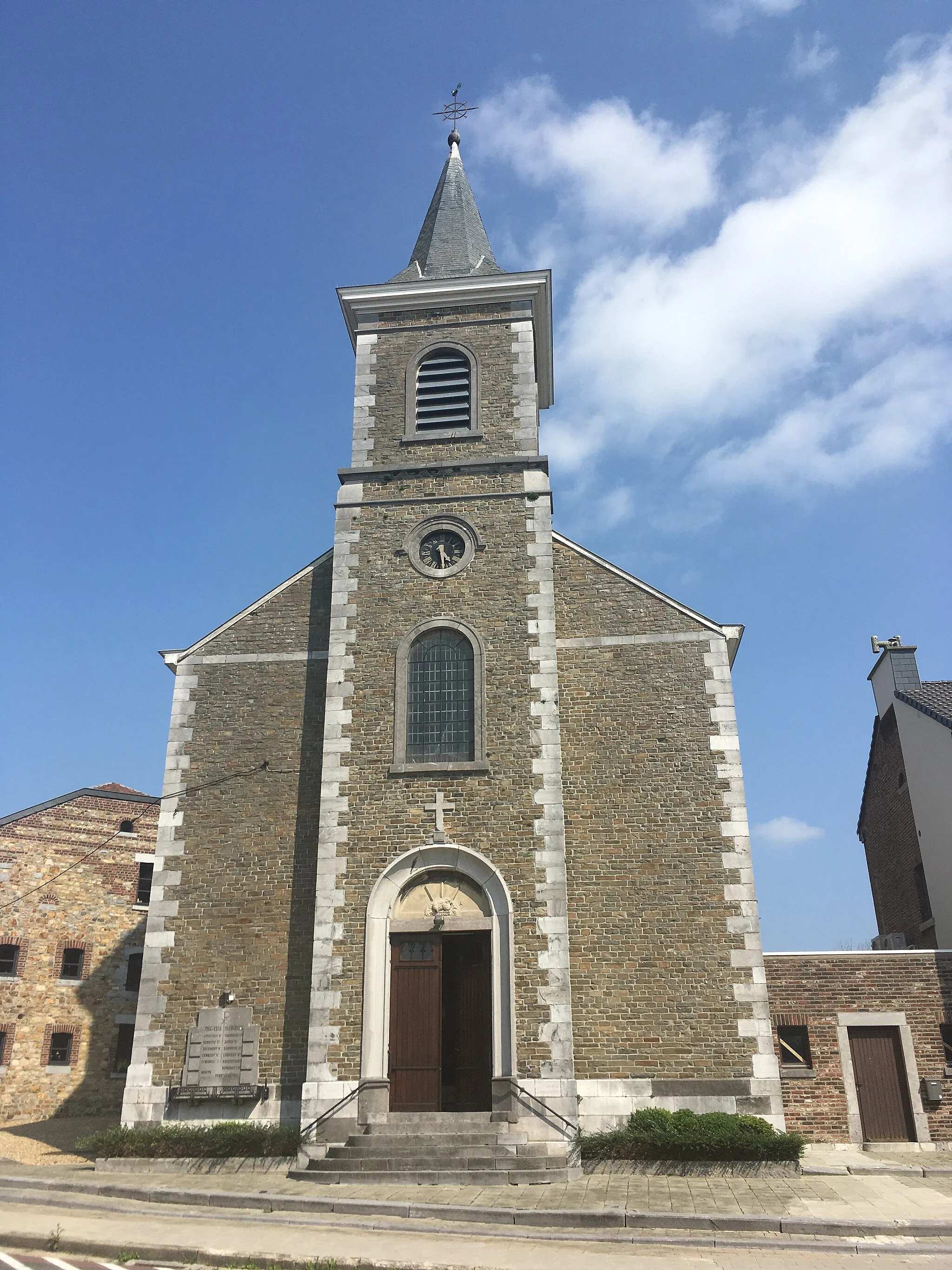 Photo showing: Sint-Elisabethkerk in Bruyères (Herve), België, in juli 2021.