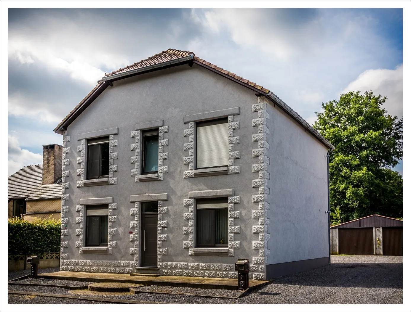 Photo showing: Het enig overgebleven huis van de Cité Cockerill in As, Herengracht 41