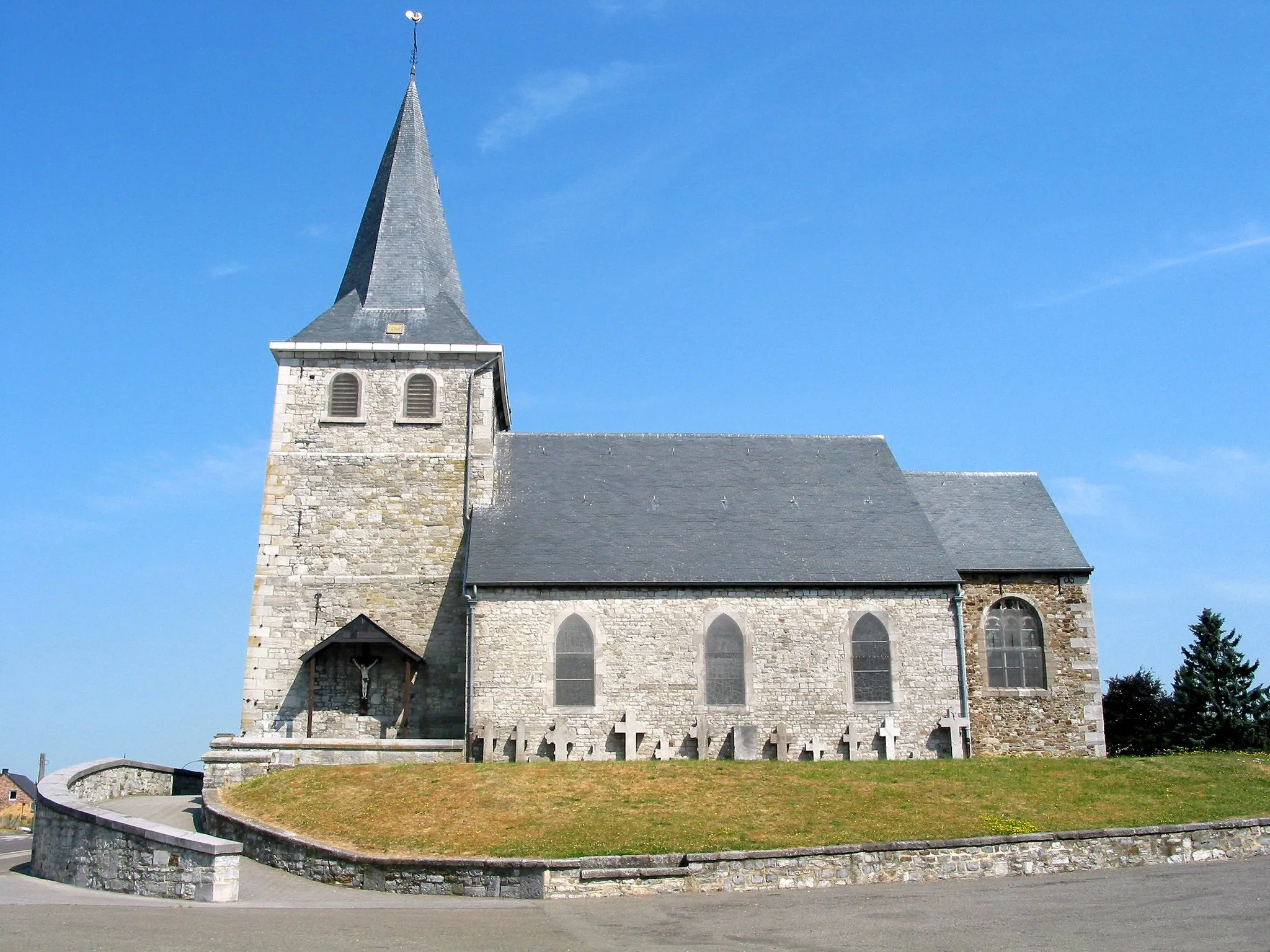 Photo showing: Villers-le-Bouillett (Belgium), the  Saint Martin's church.