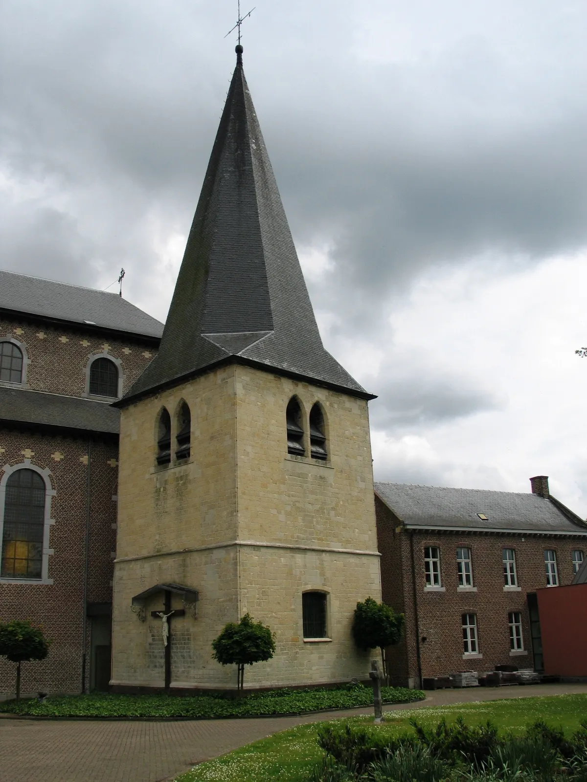 Photo showing: Oude Toren van de kerk van Zonhoven - eigen foto