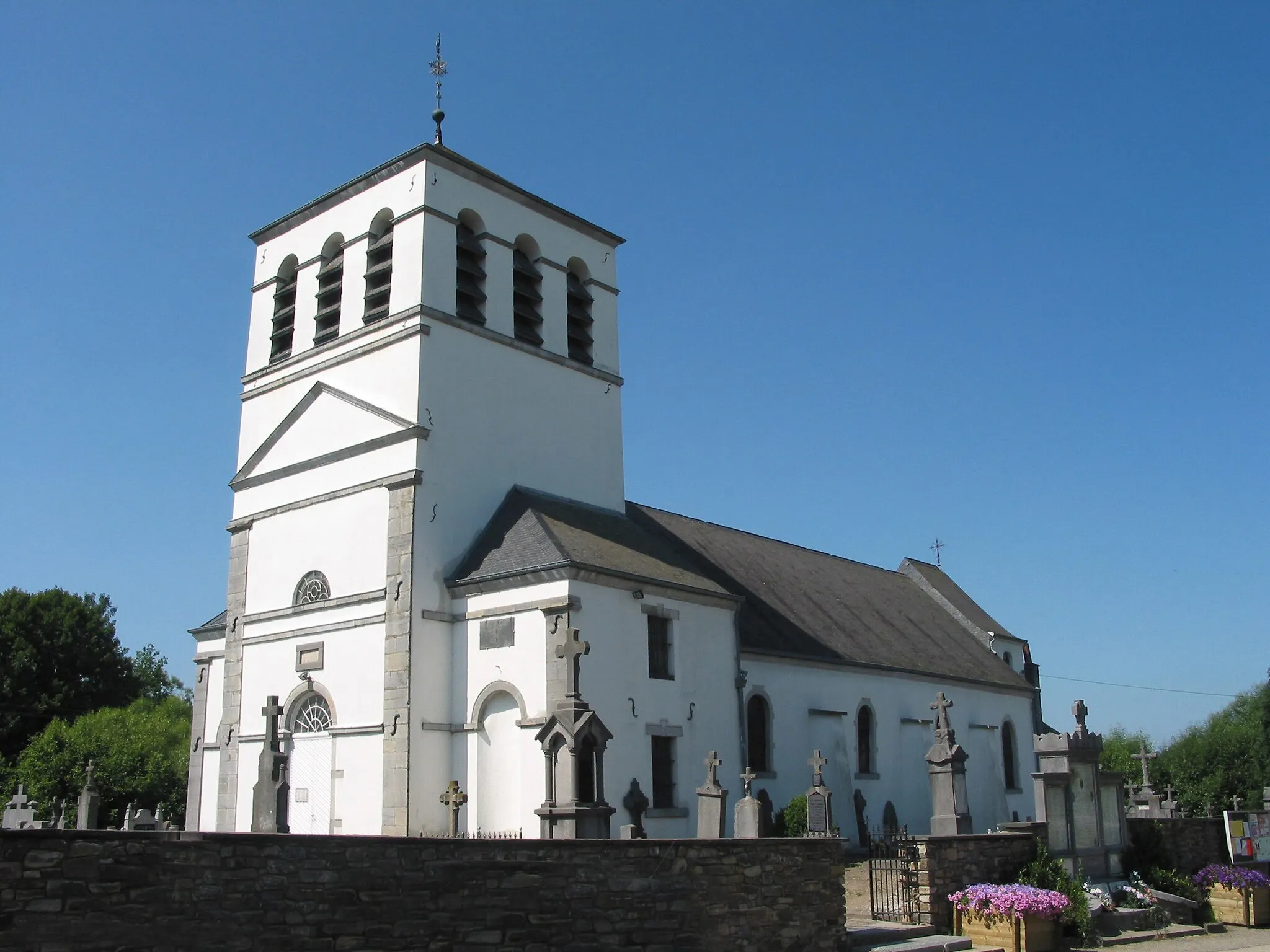 Photo showing: Amberloup (Belgique), l'église Saint-Martin (1734).