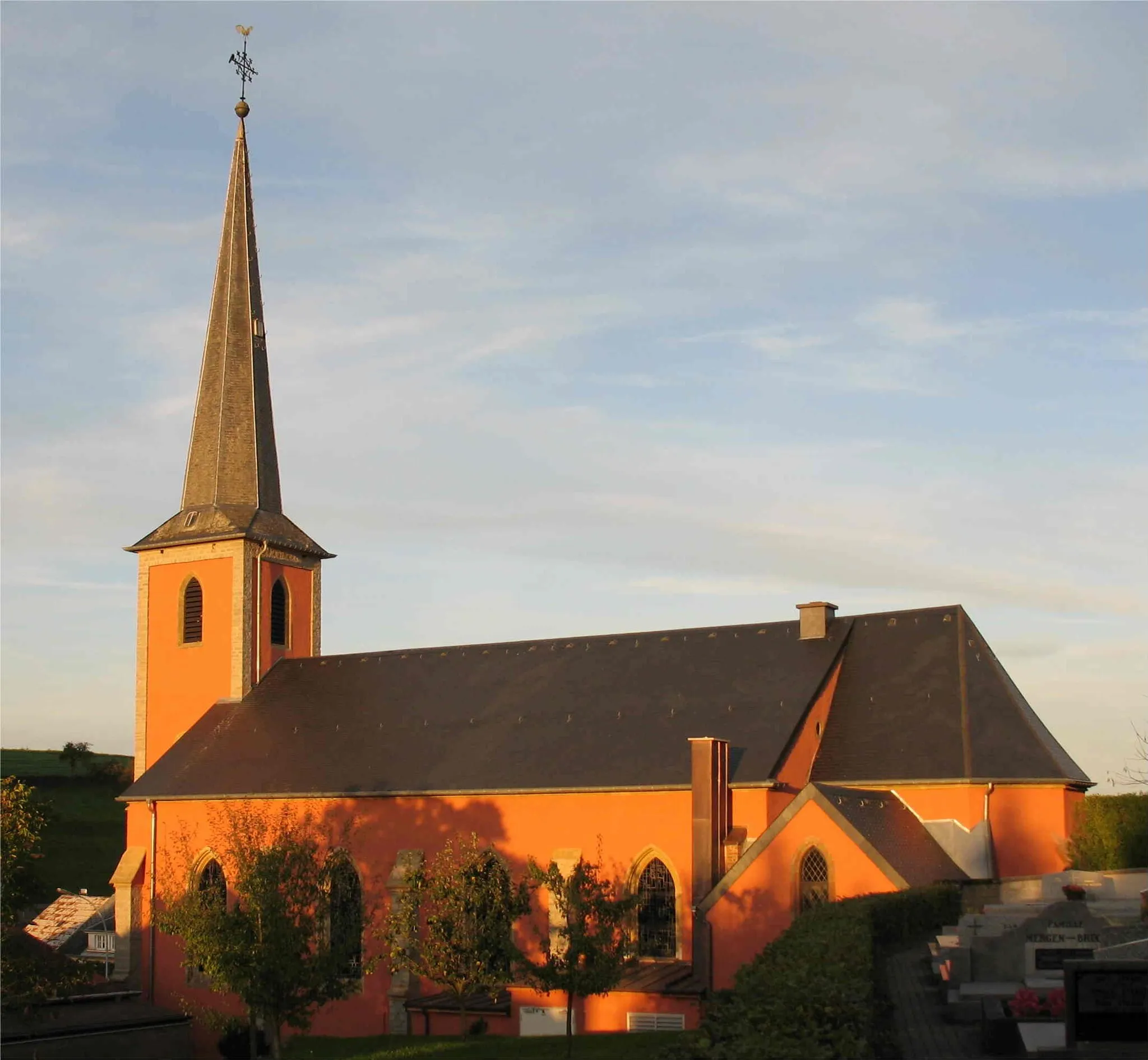 Photo showing: L'église de Boevange-sur-Attert (Luxembourg)