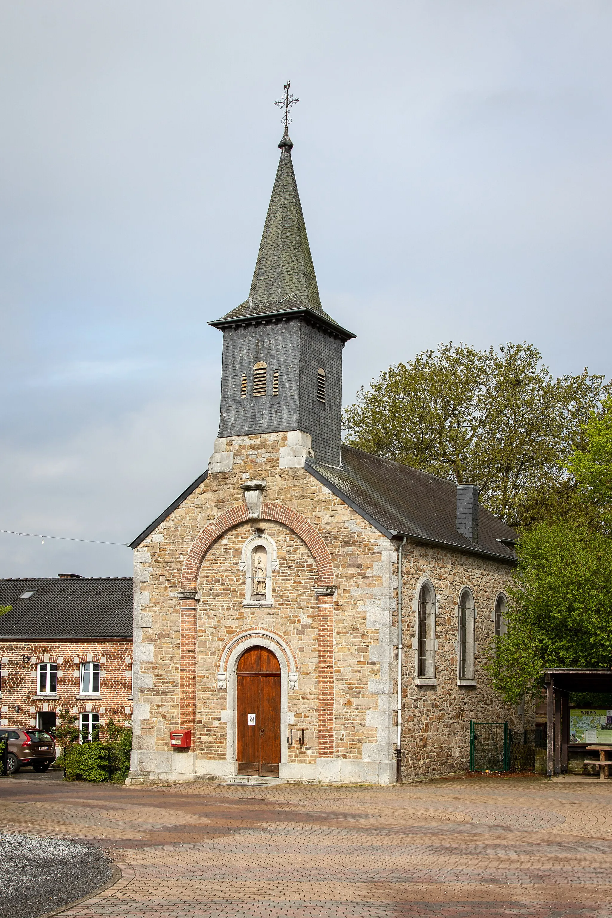 Photo showing: Church in Werpin, Hotton, Belgium