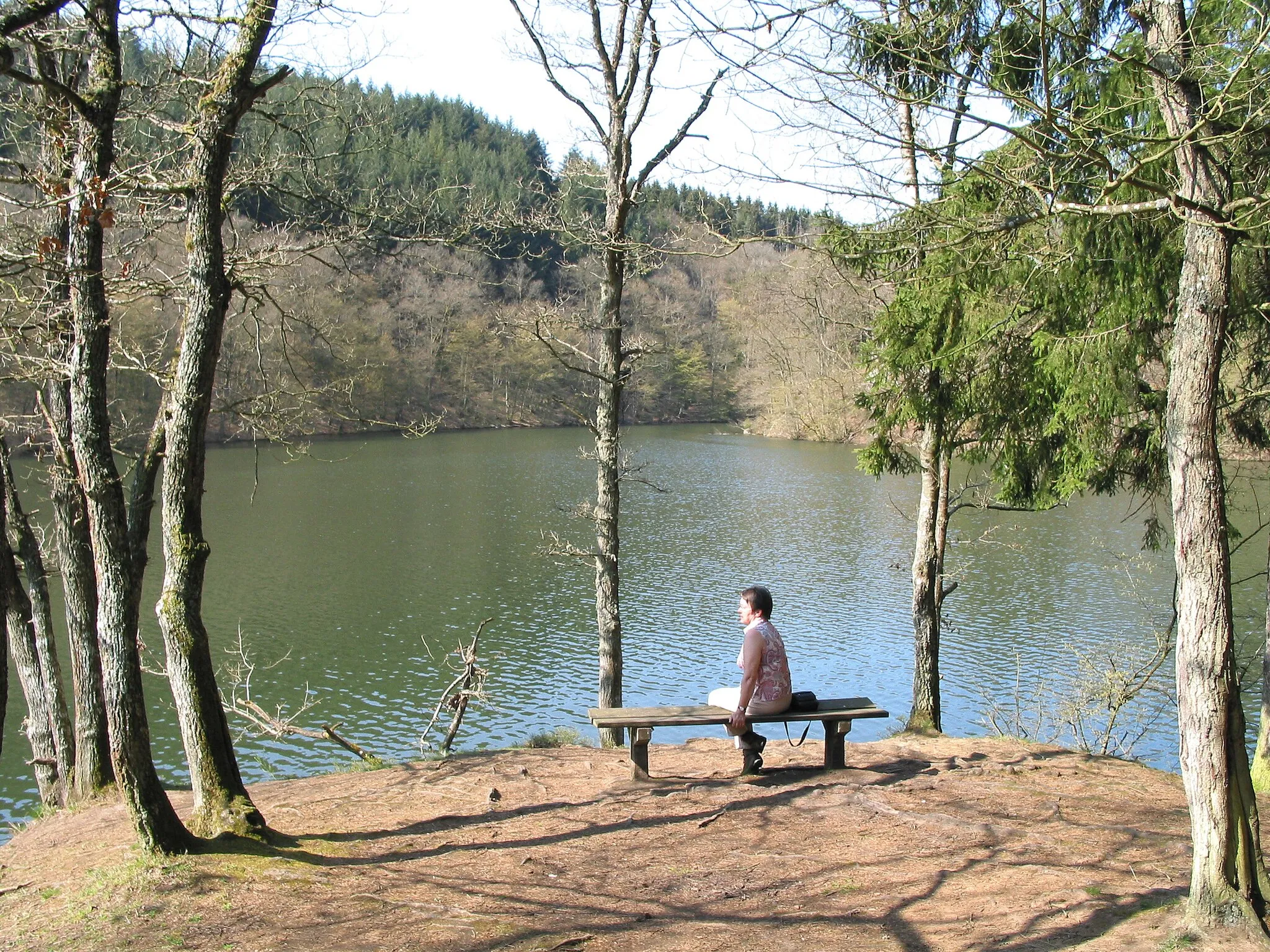 Photo showing: Engreux (Belgium),  the confluence of the two Ourthe rivers.