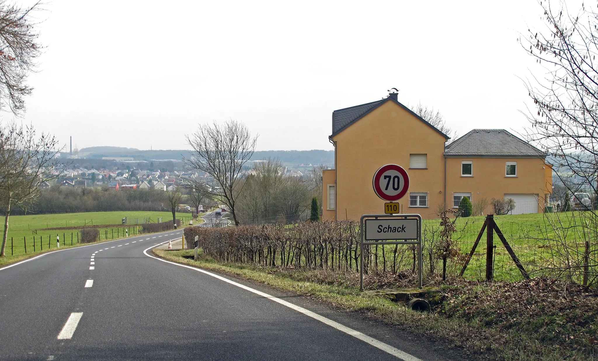 Photo showing: Place called Schack near Bascharage, Luxembourg