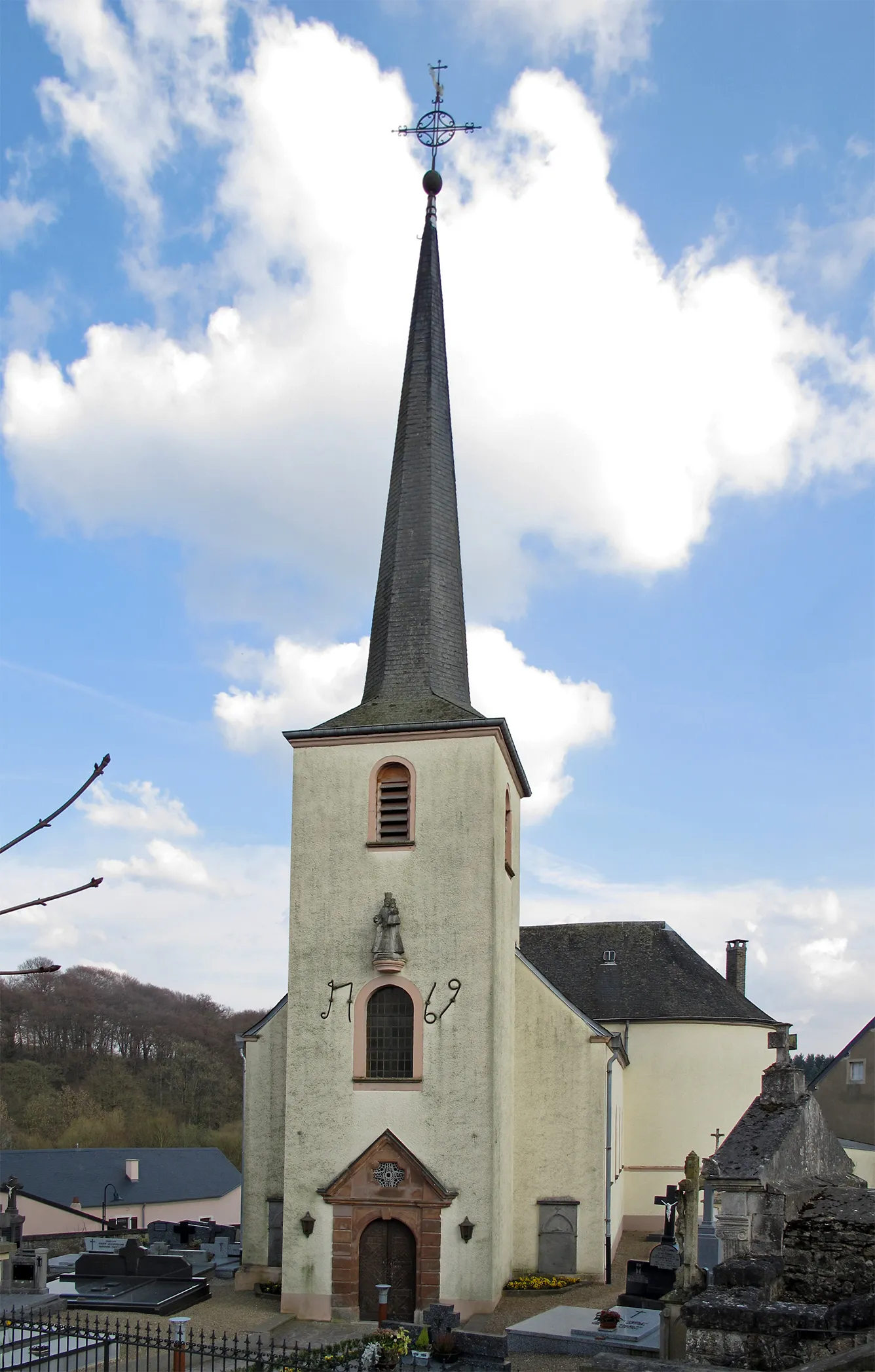 Photo showing: Church of Everlange, Luxembourg