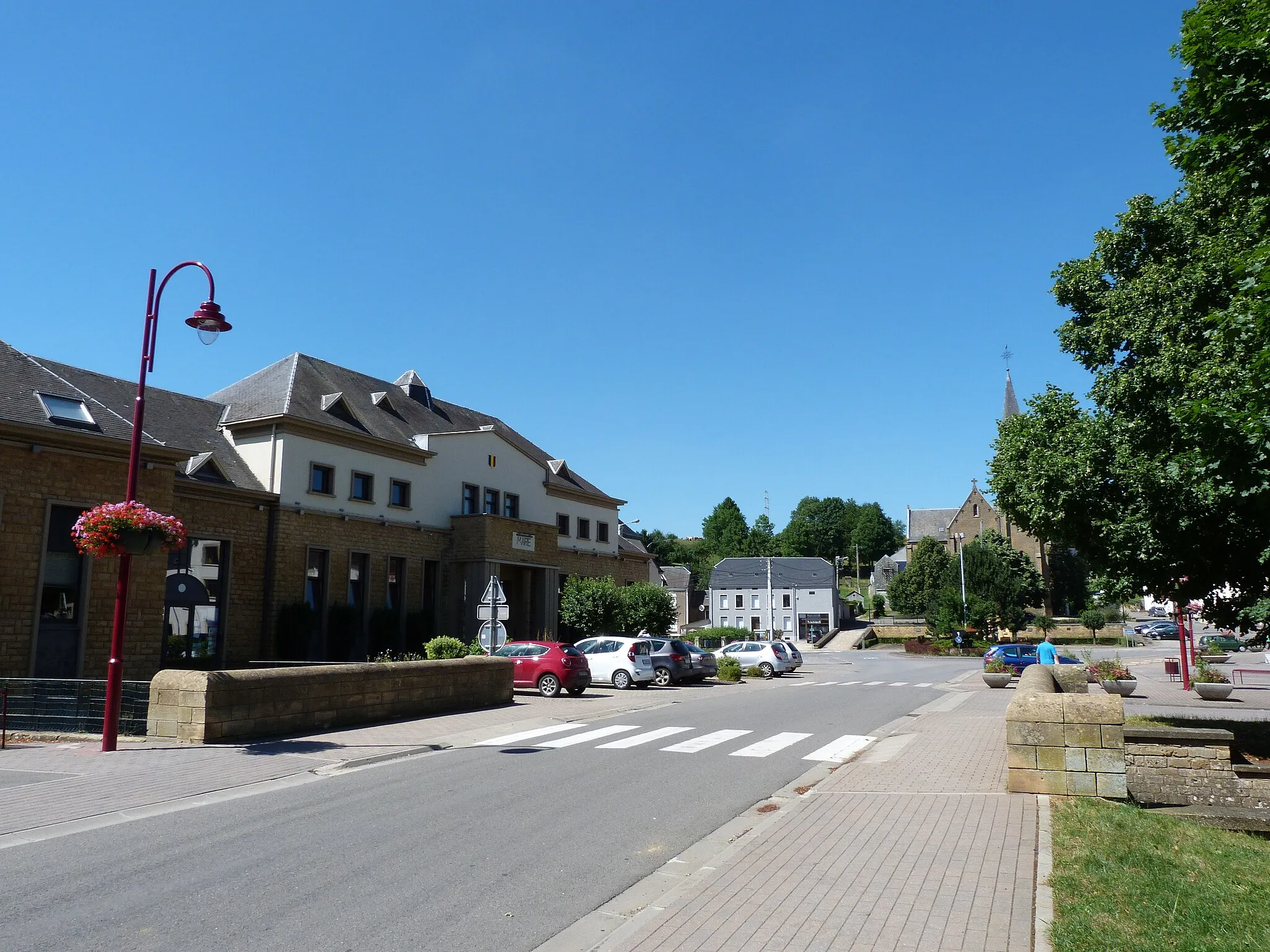 Photo showing: La Mairie et l'église de Musson en août 2013