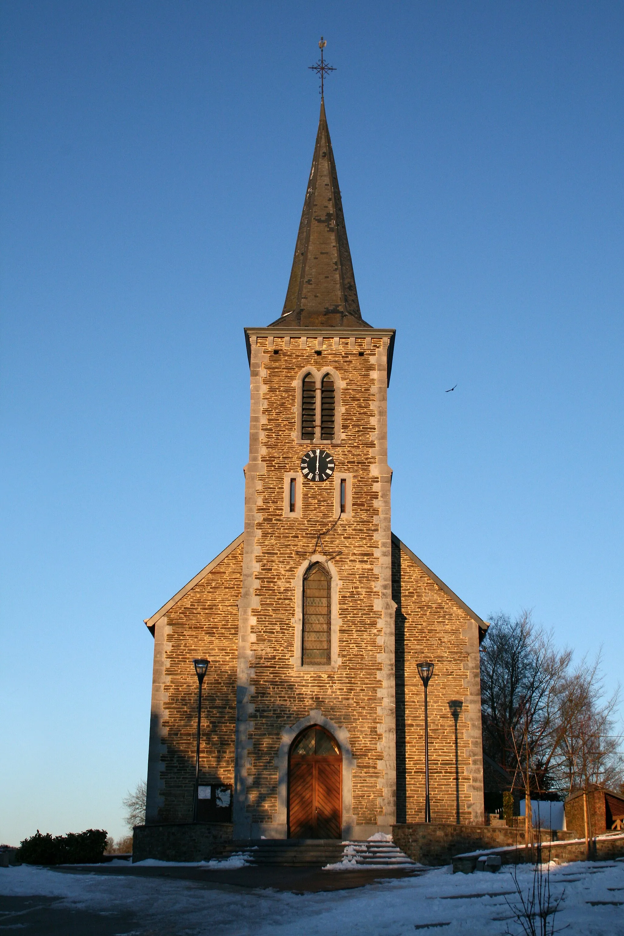 Photo showing: Bérismenil (Belgium), Saint Hubertus' church.