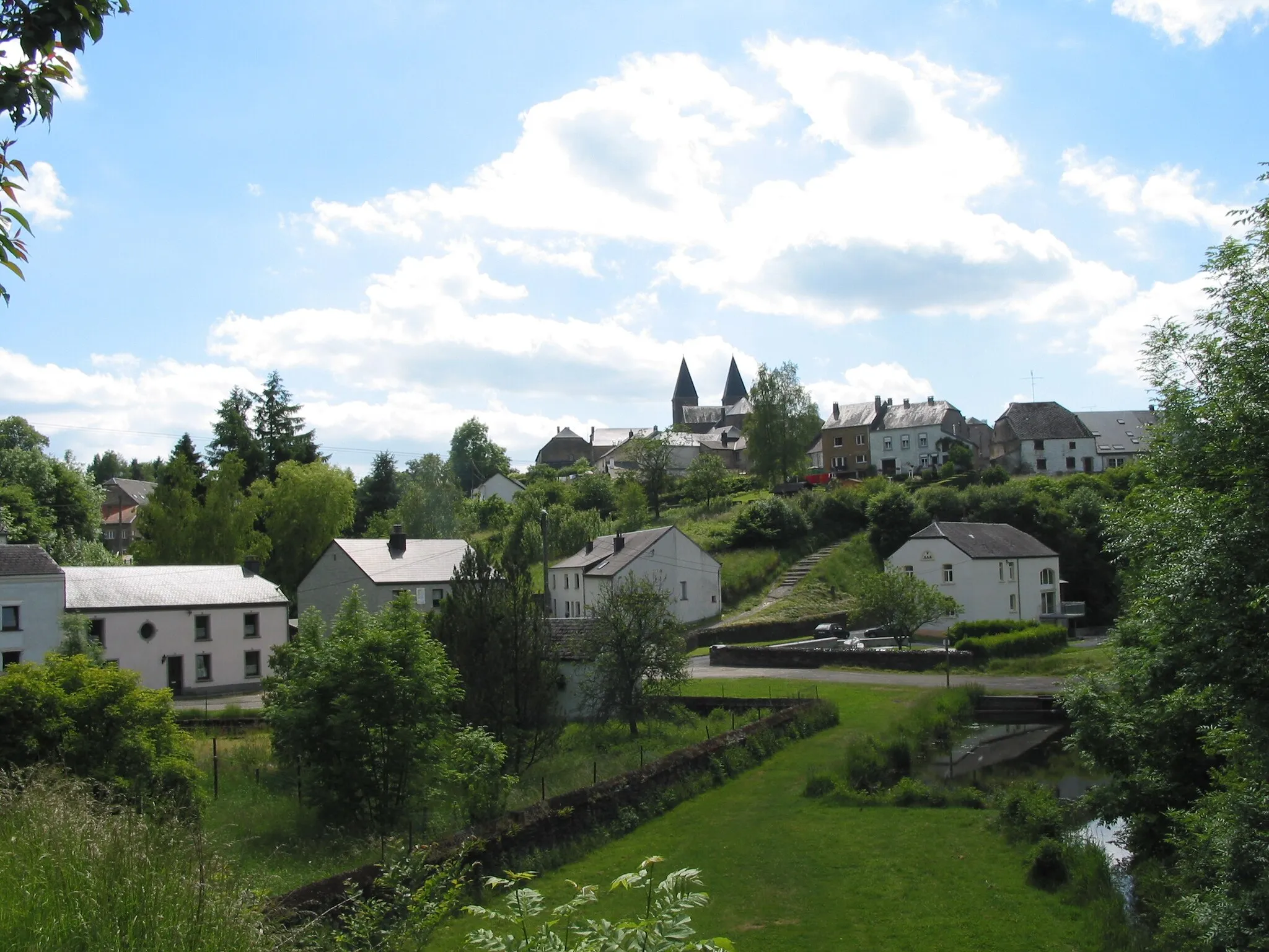 Photo showing: Habay-la-Neuve (Belgium), the village in de springtime.