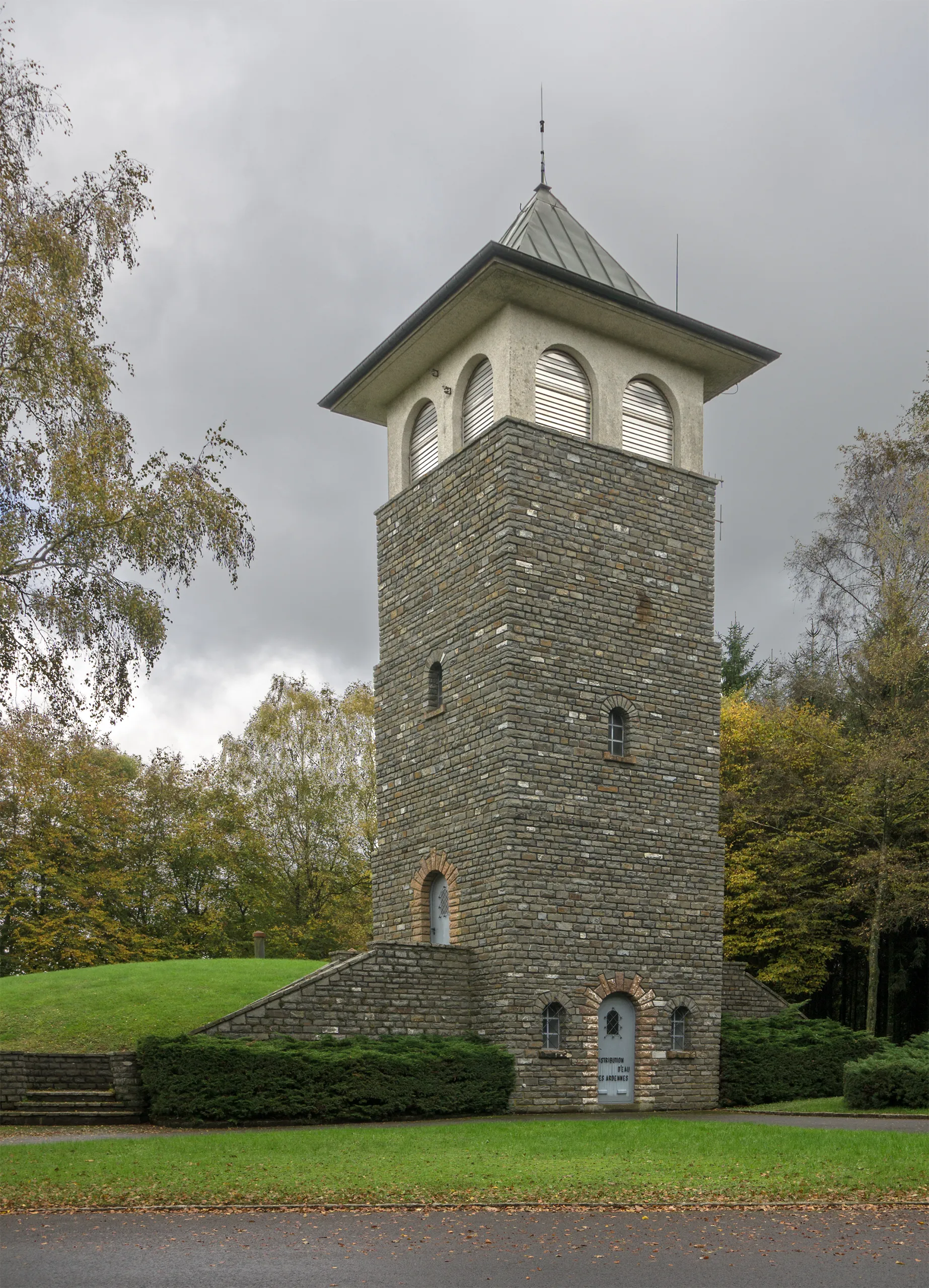 Photo showing: Water tower of Derenbach