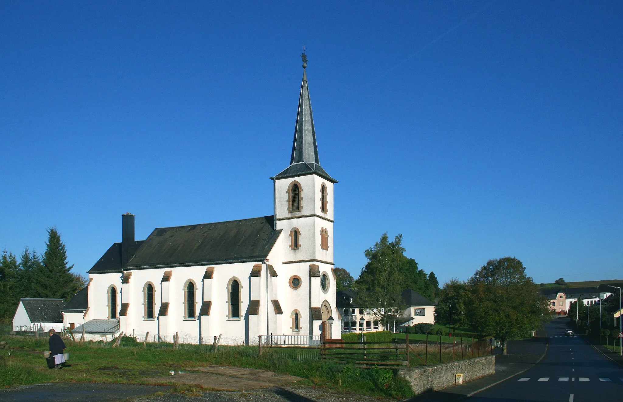 Photo showing: Binsfeld (Luxembourg), the village.
